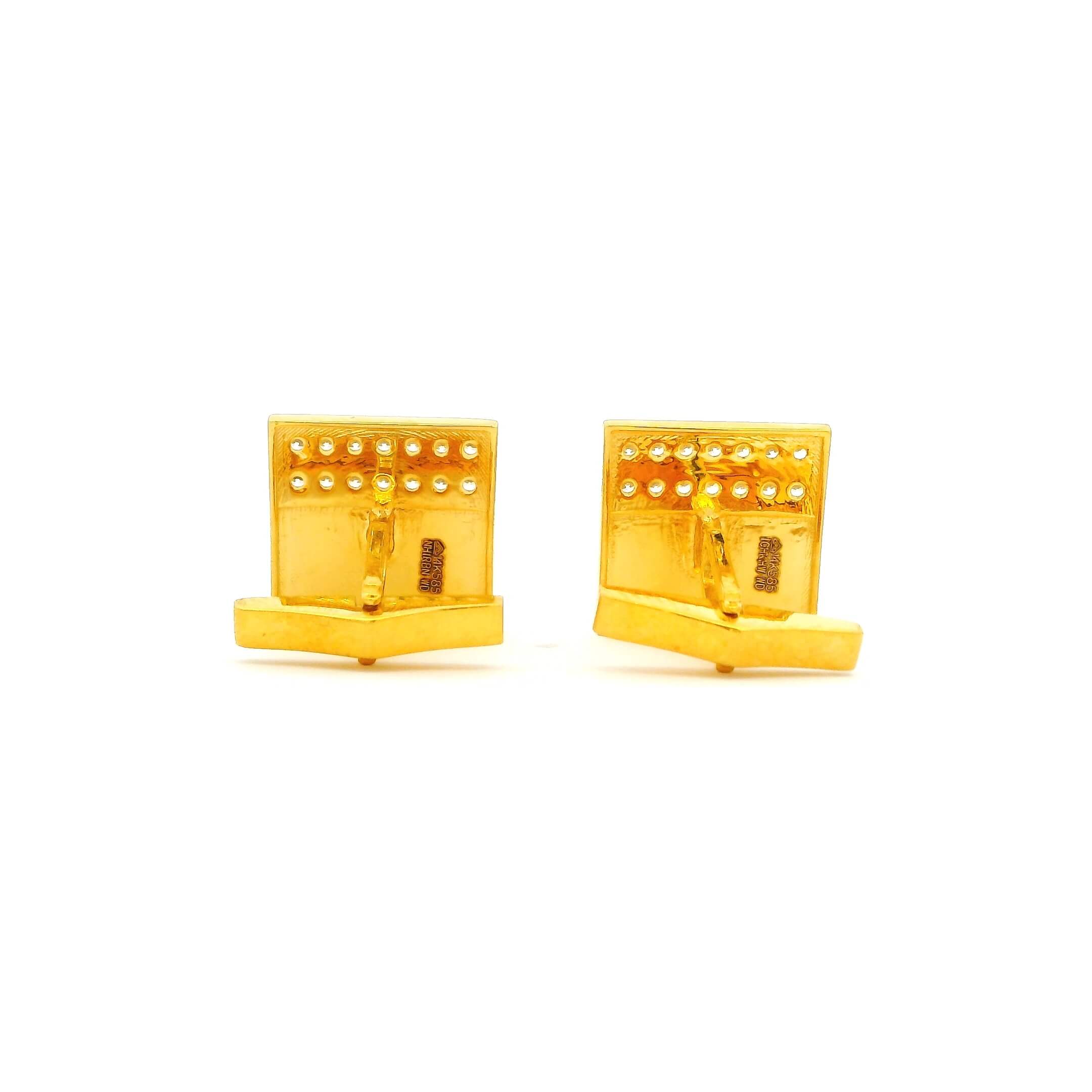 Luxurious Shine Gold Cufflinks