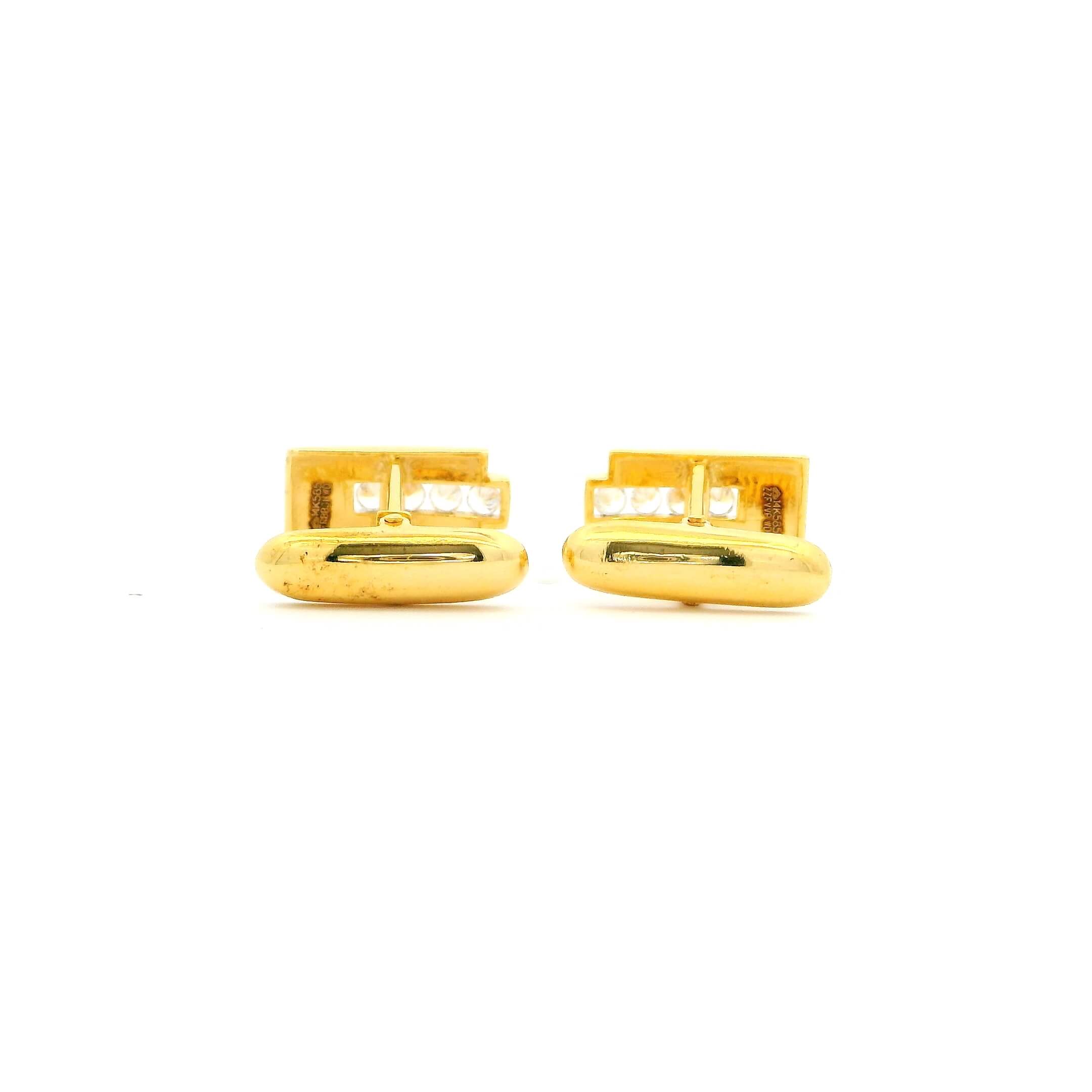 Shimmering Radiance Gold Cufflinks