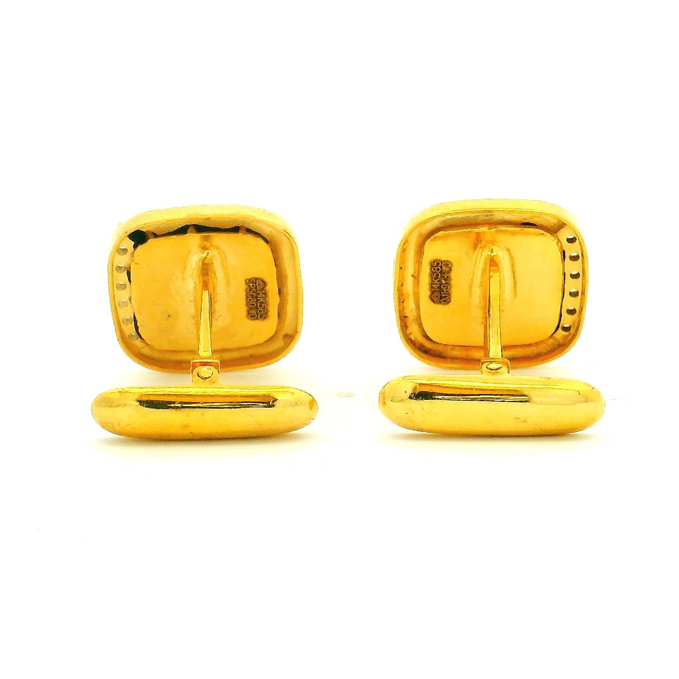 Husky Black Gold Cufflinks