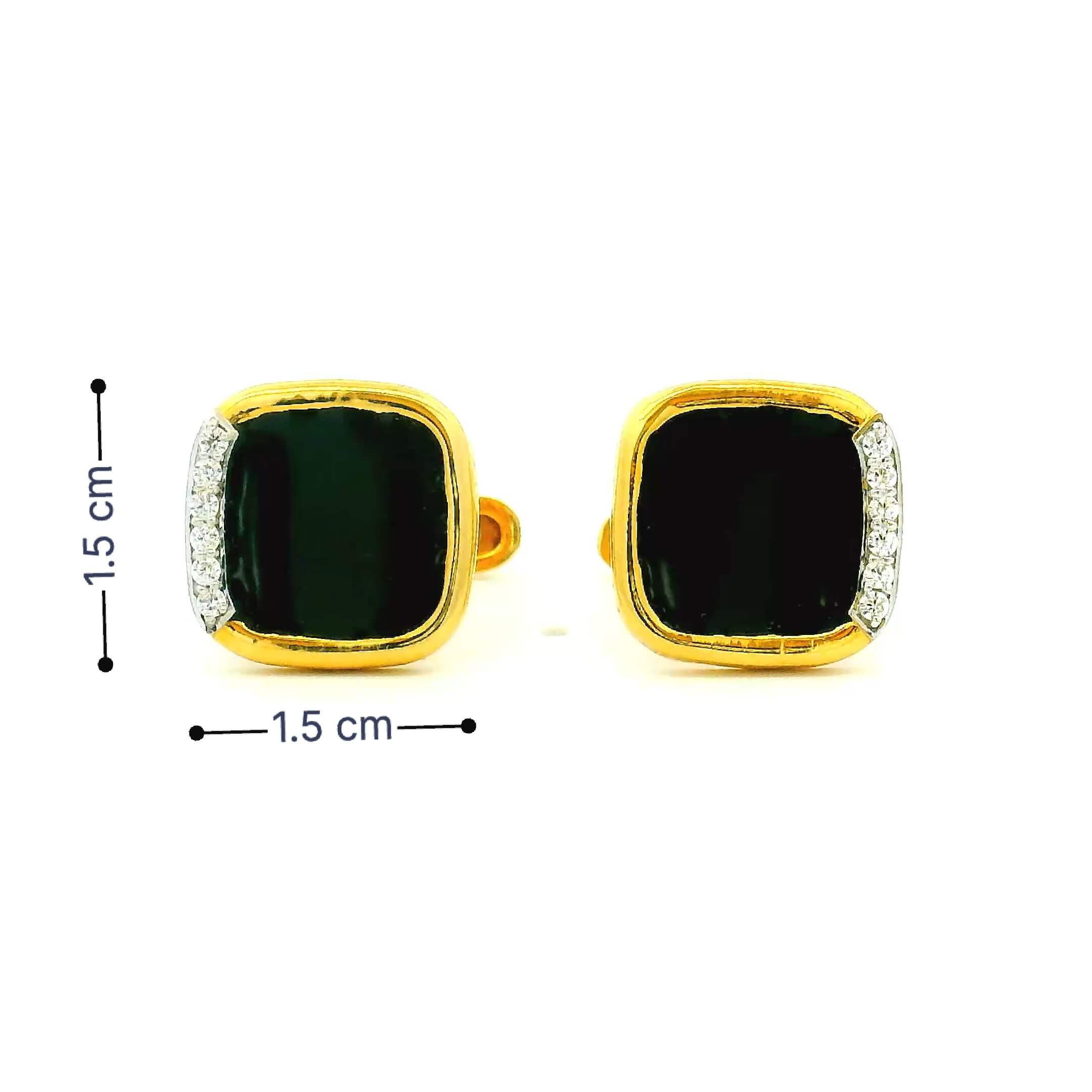 Husky Black Gold Cufflinks