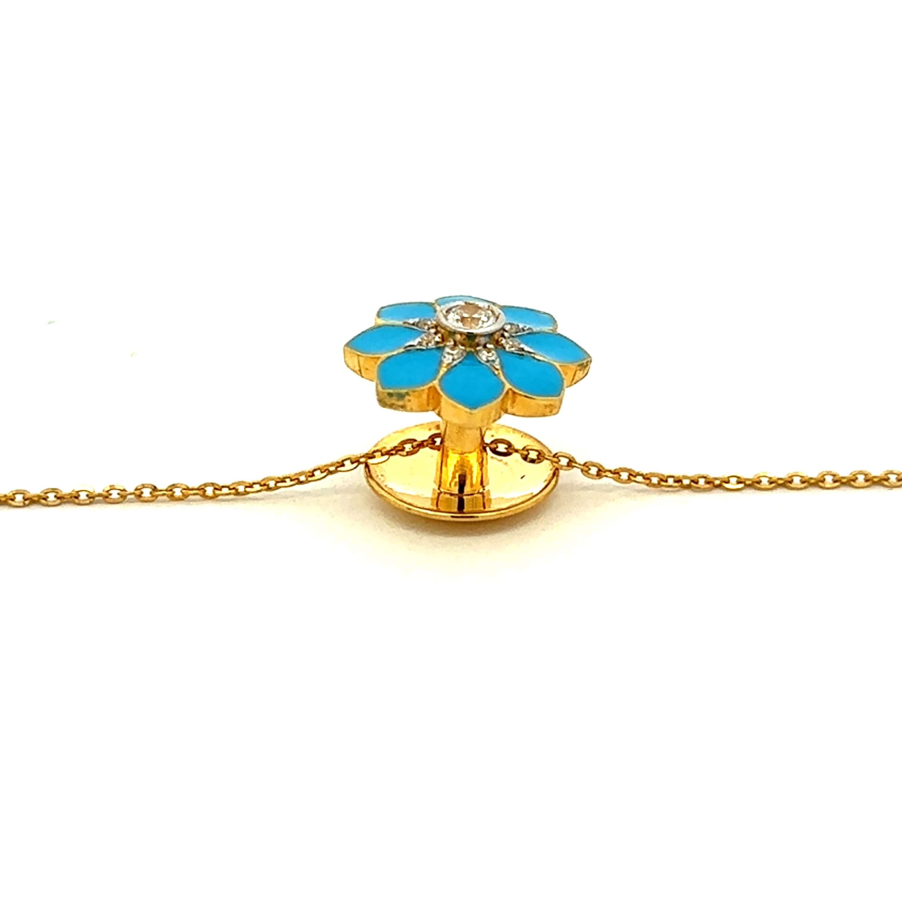 Azure 14K Gold Kurta Buttons for Men