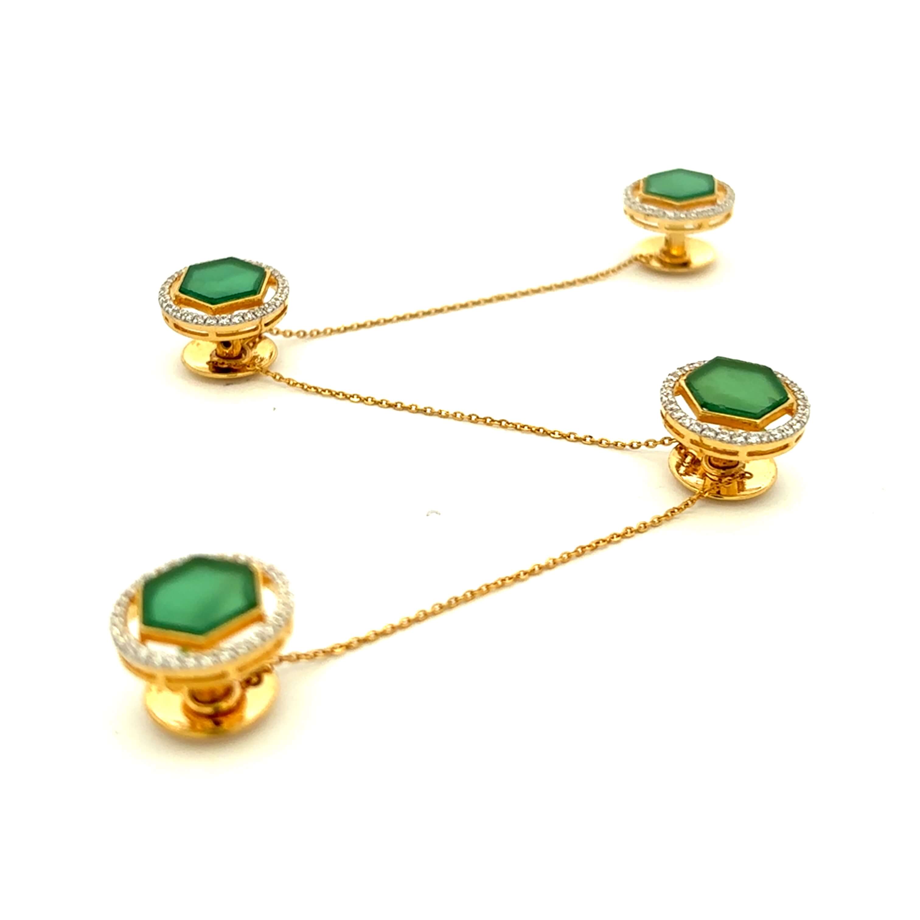 Zesty Shine Gold Kurta Buttons