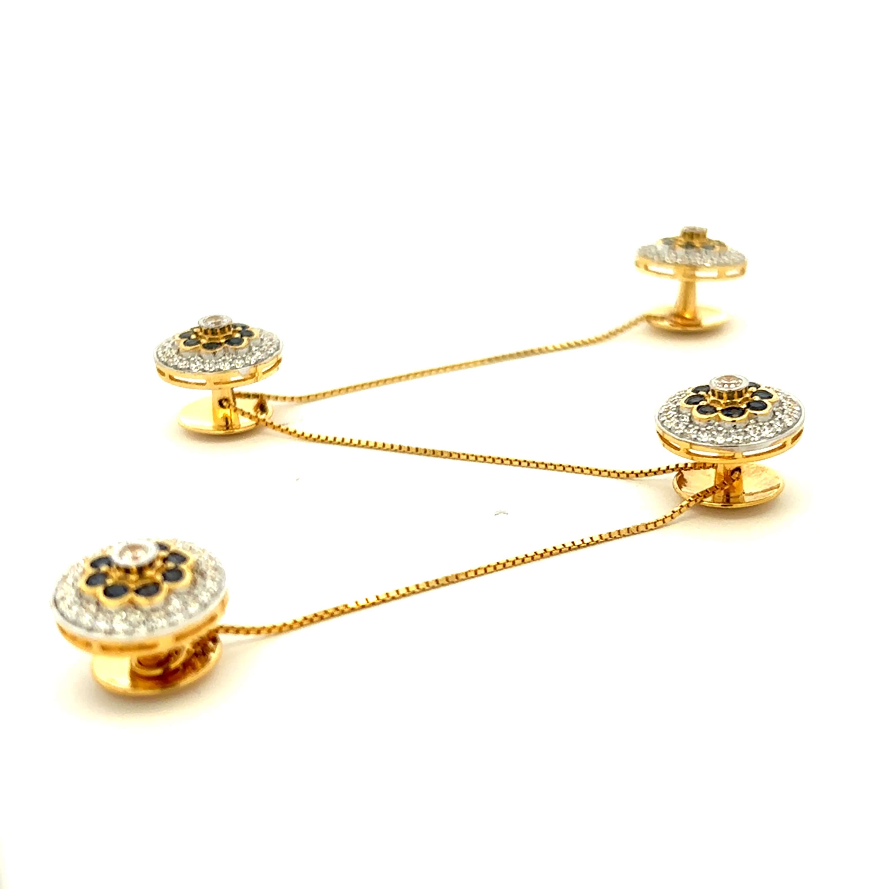 Stylish Vigour Gold Kurta Buttons