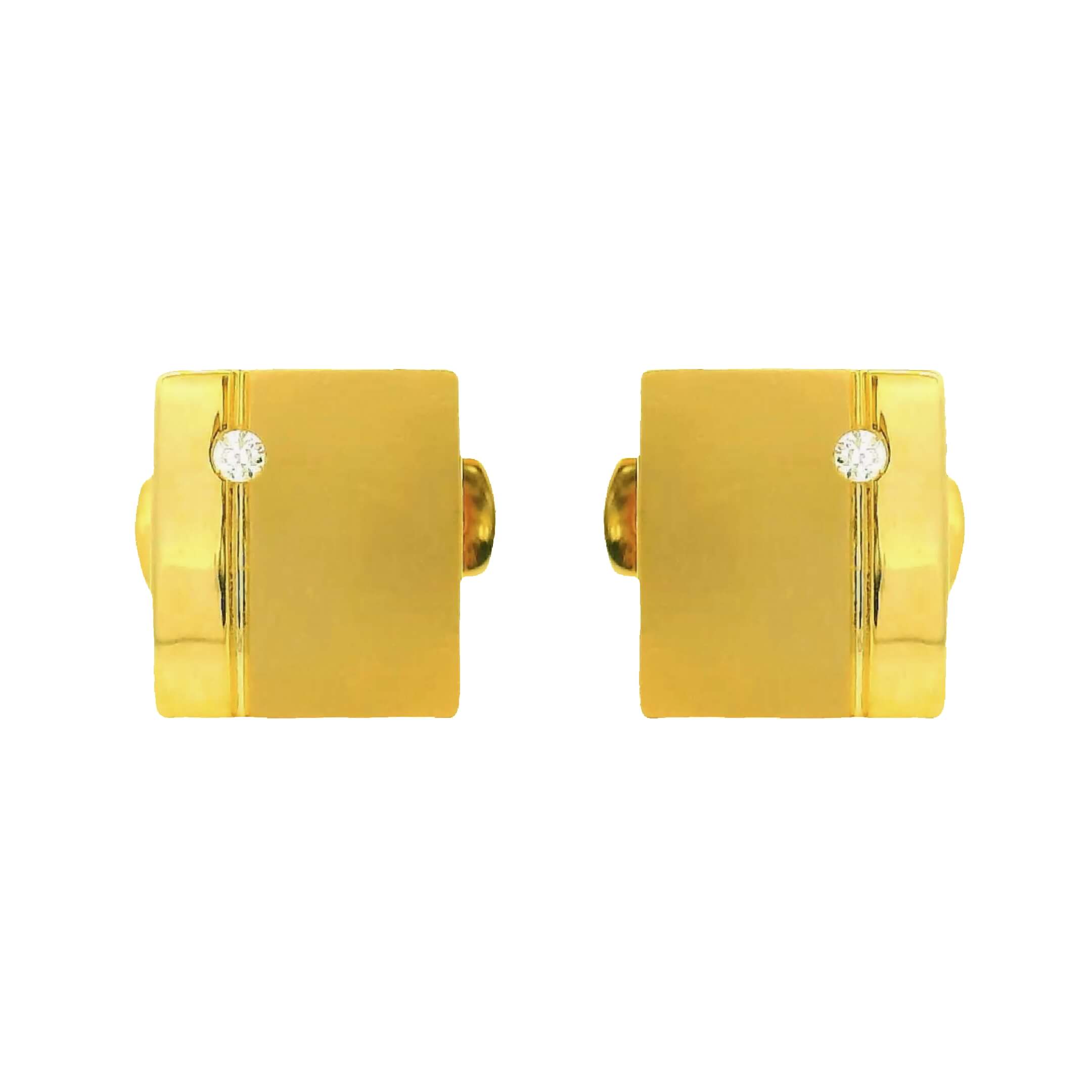 Modest Shine Gold Cufflinks