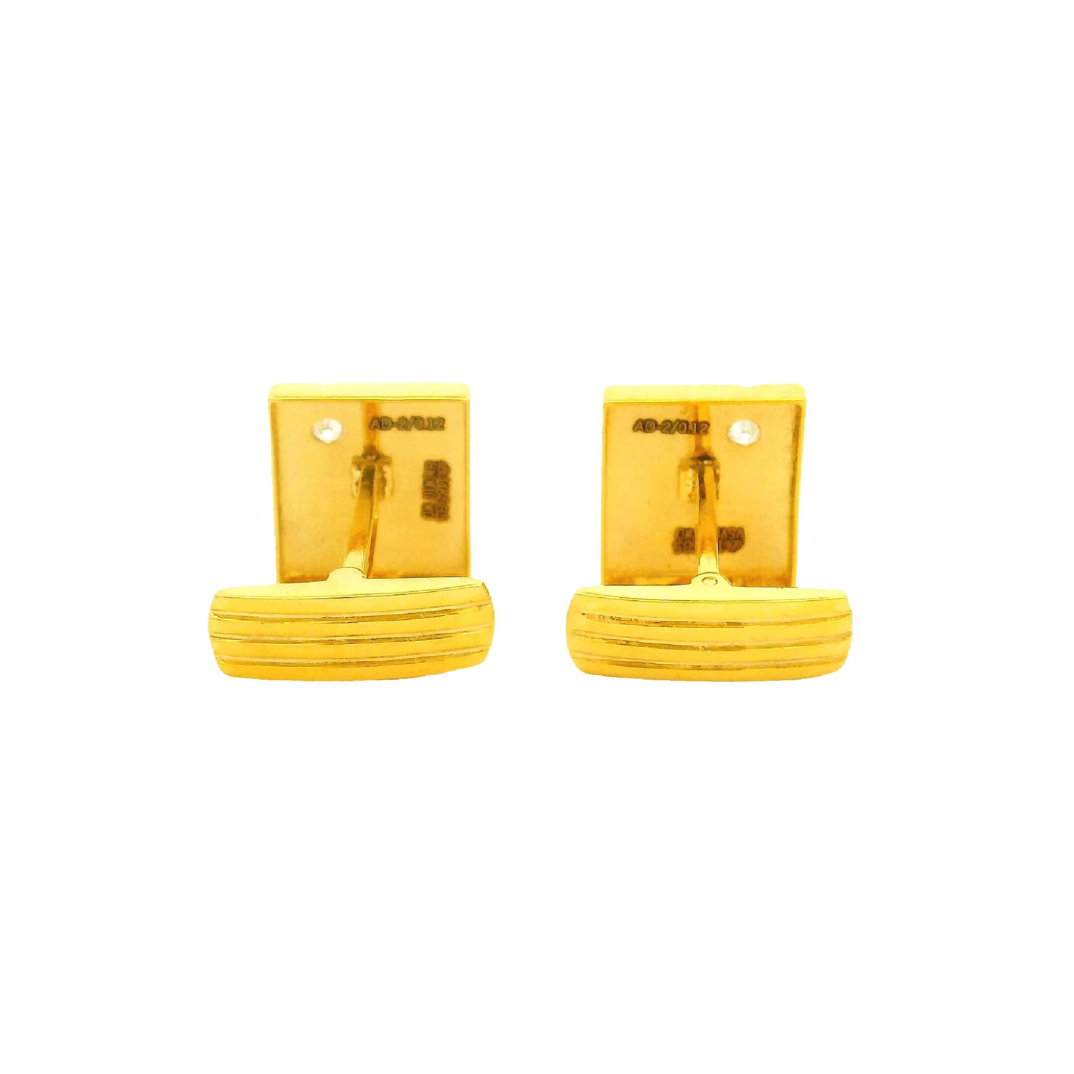 Modest Shine Gold Cufflinks