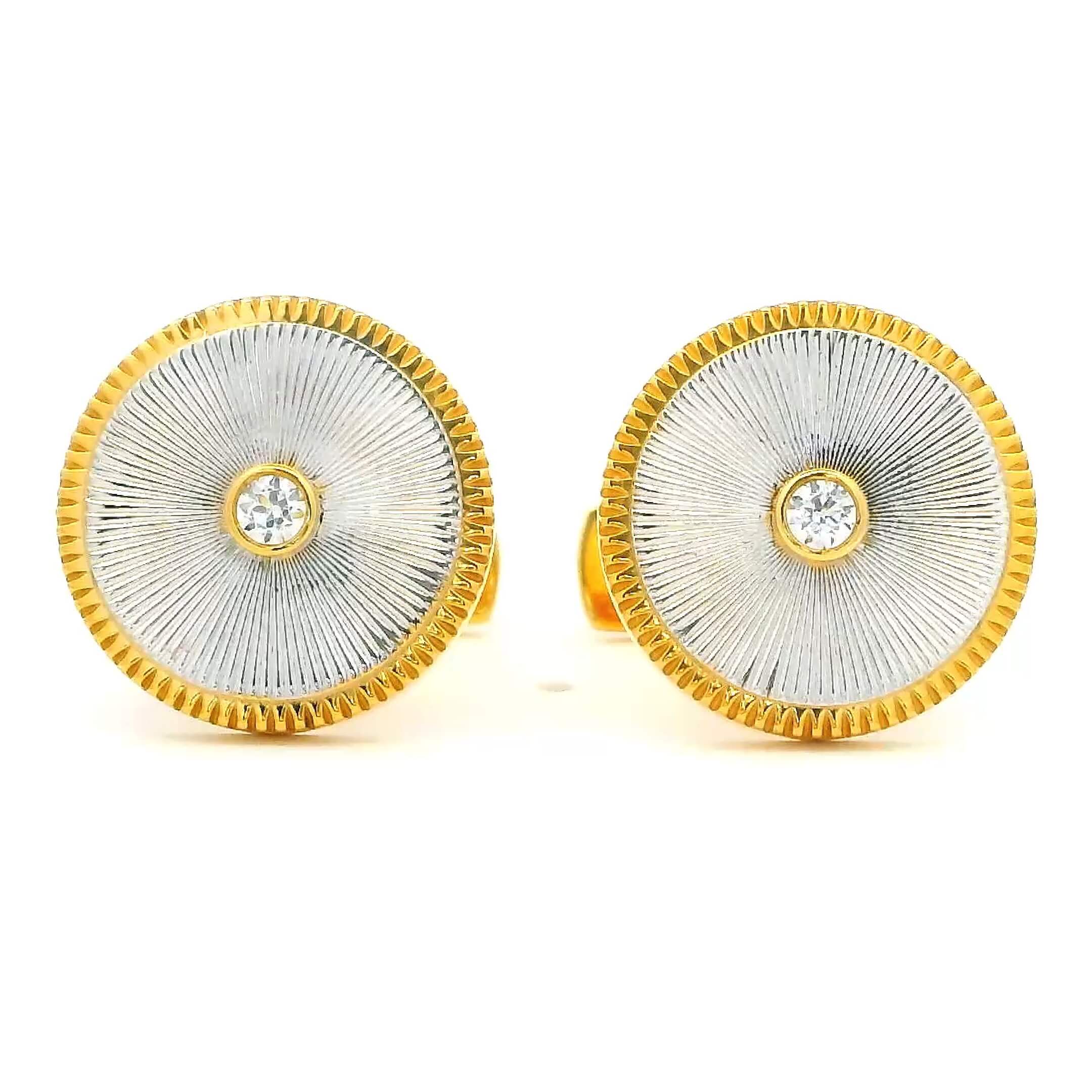 Splendour Shine Gold Cufflinks