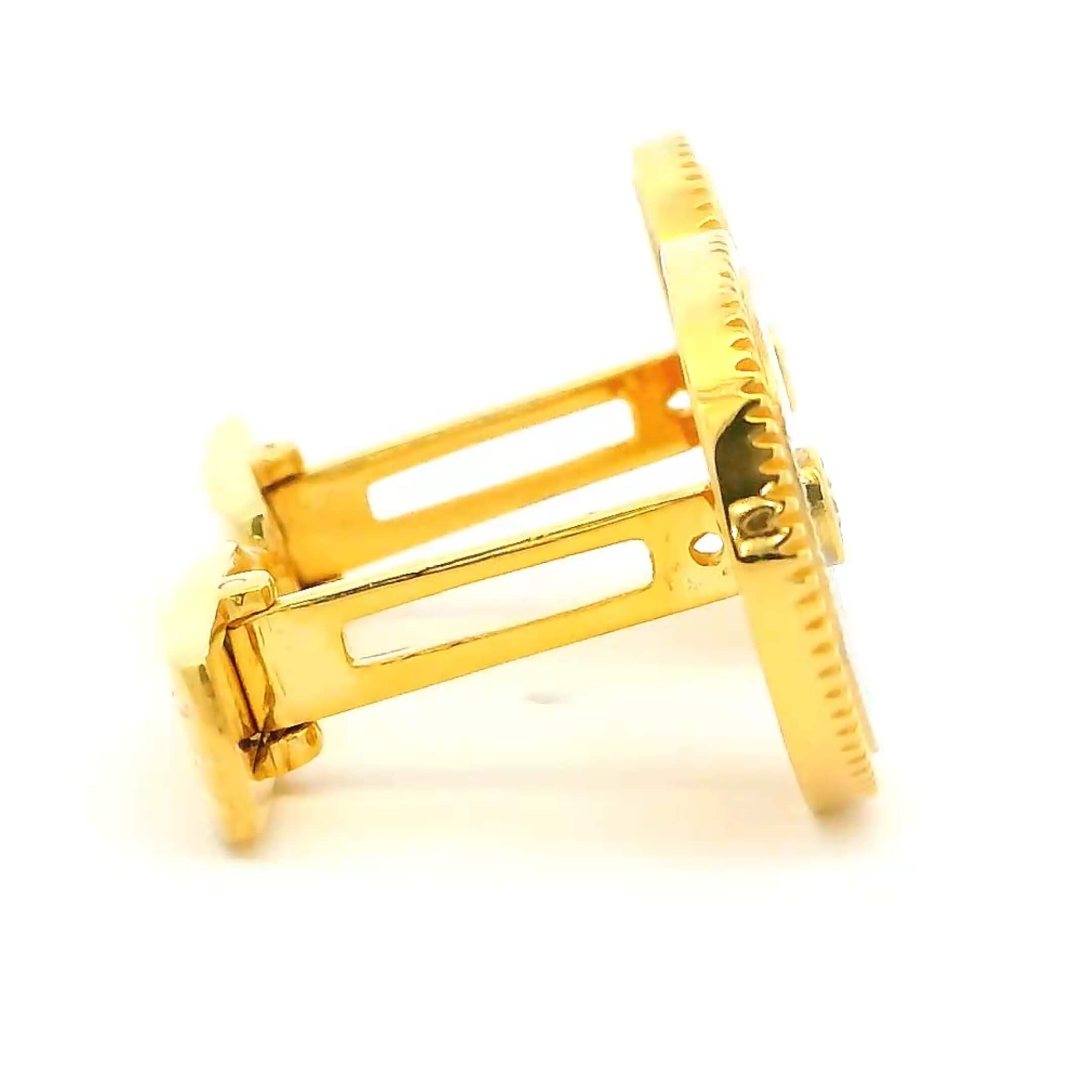 Splendour Shine Gold Cufflinks