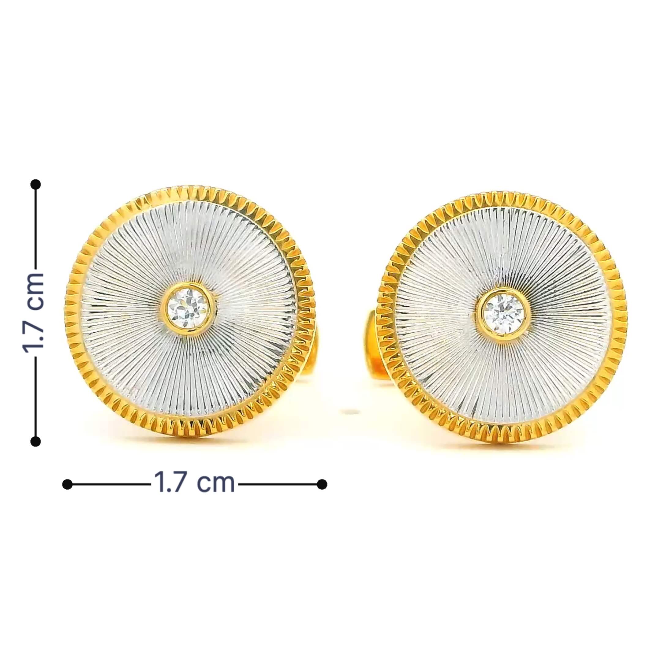 Splendour Shine Gold Cufflinks