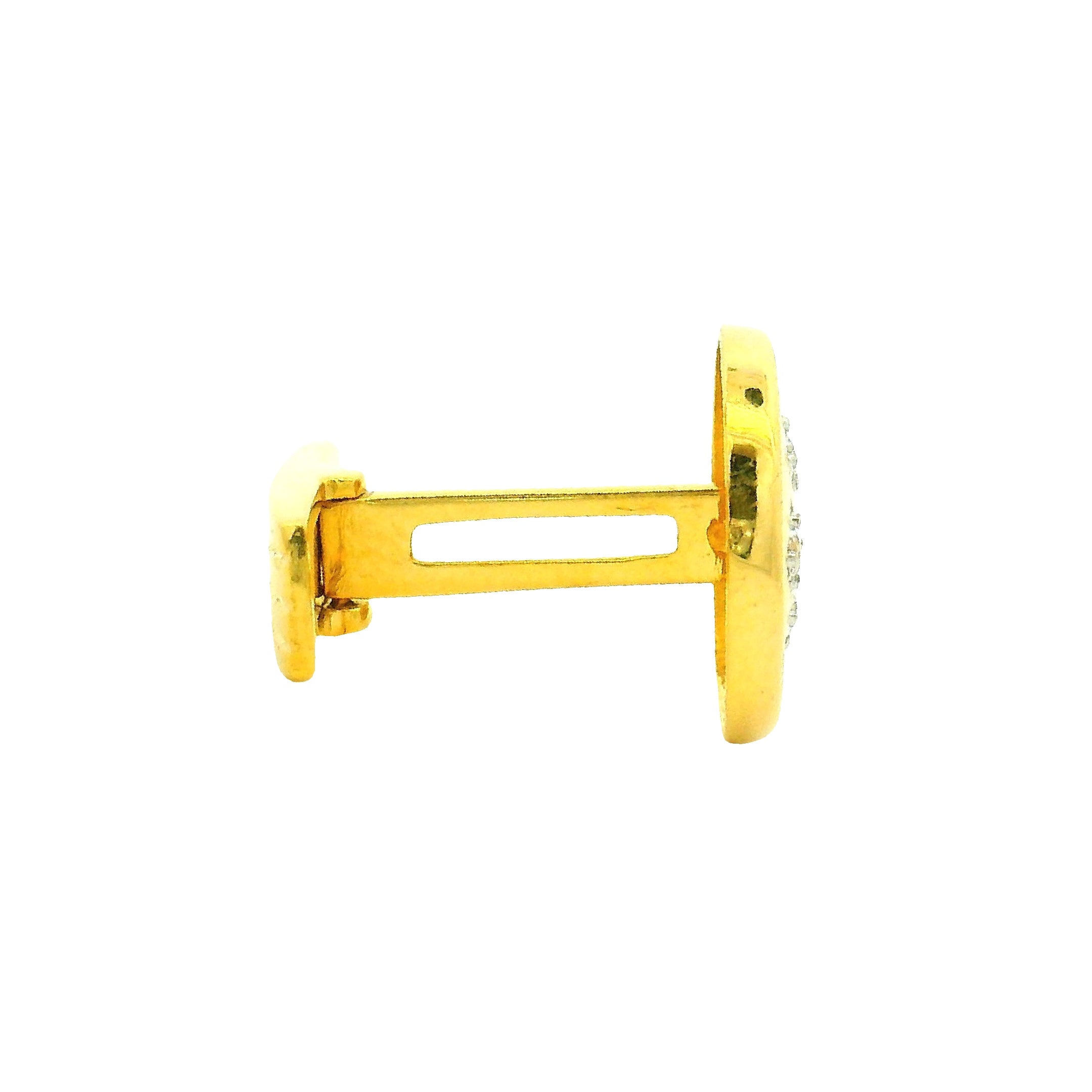 Mens Gold Cufflink