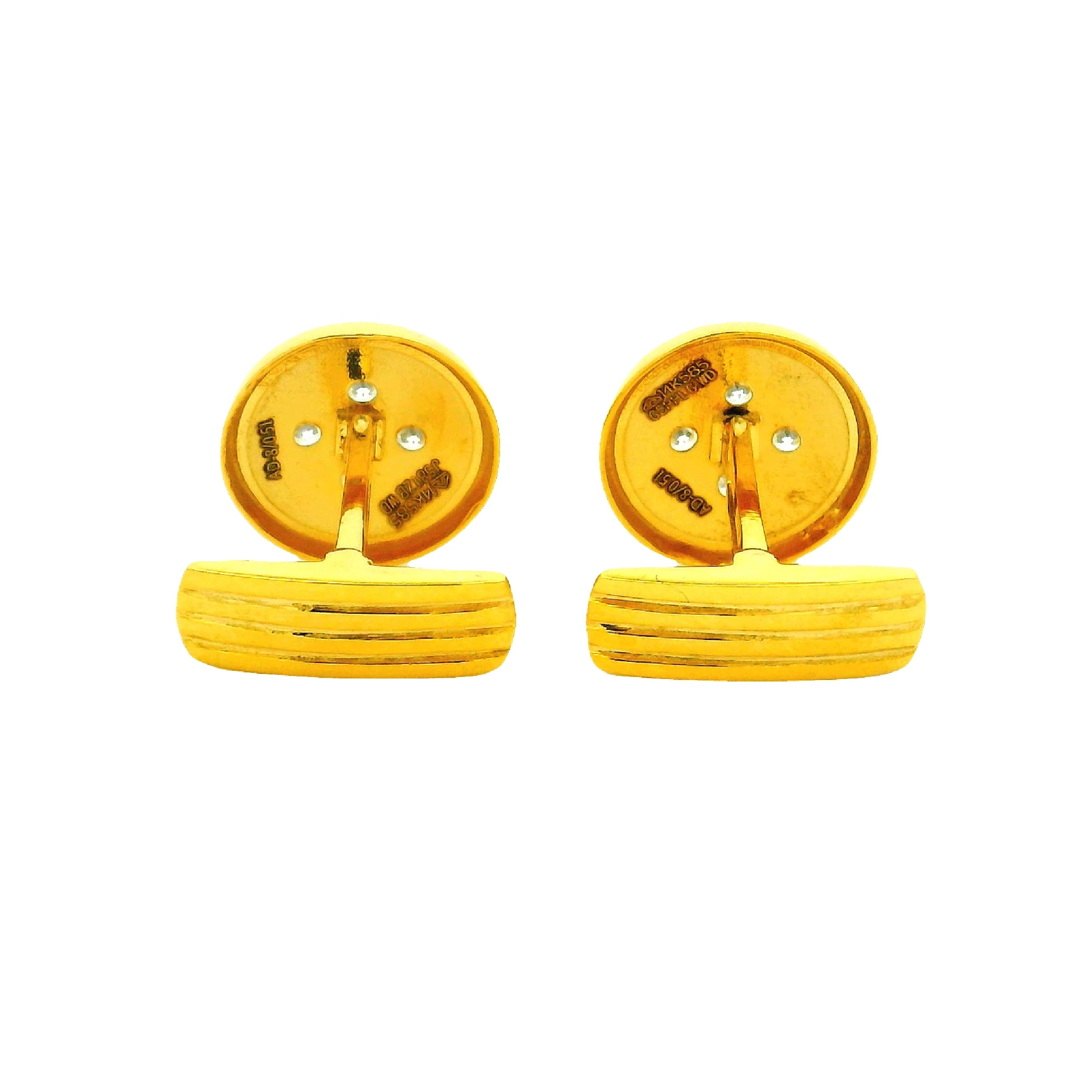 Mens Gold Cufflink