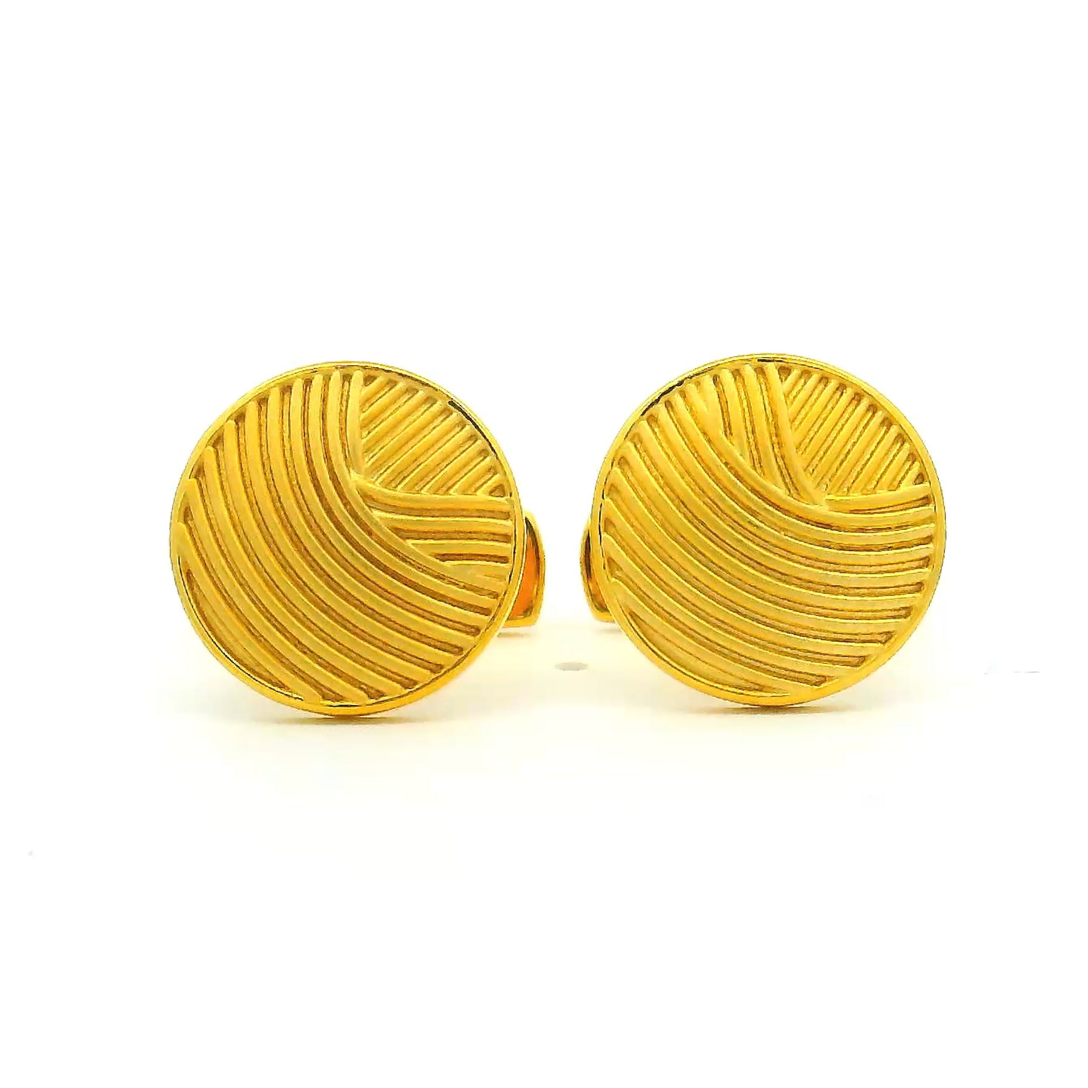 Mens Gold Cufflink
