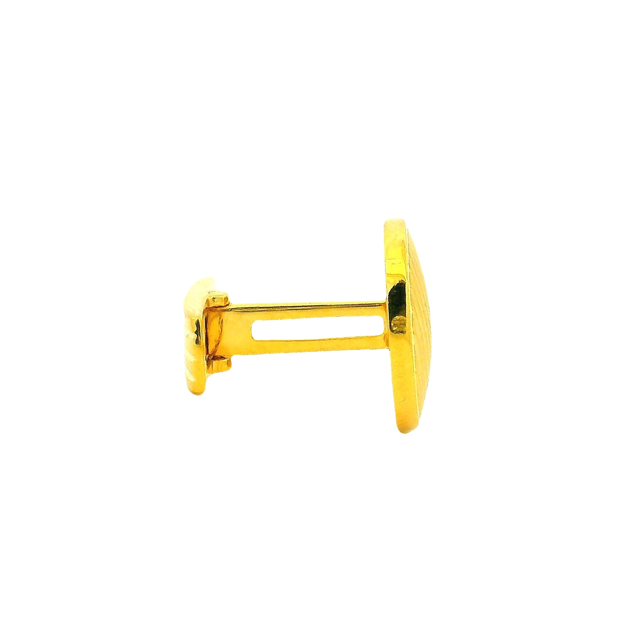 Mens Gold Cufflink