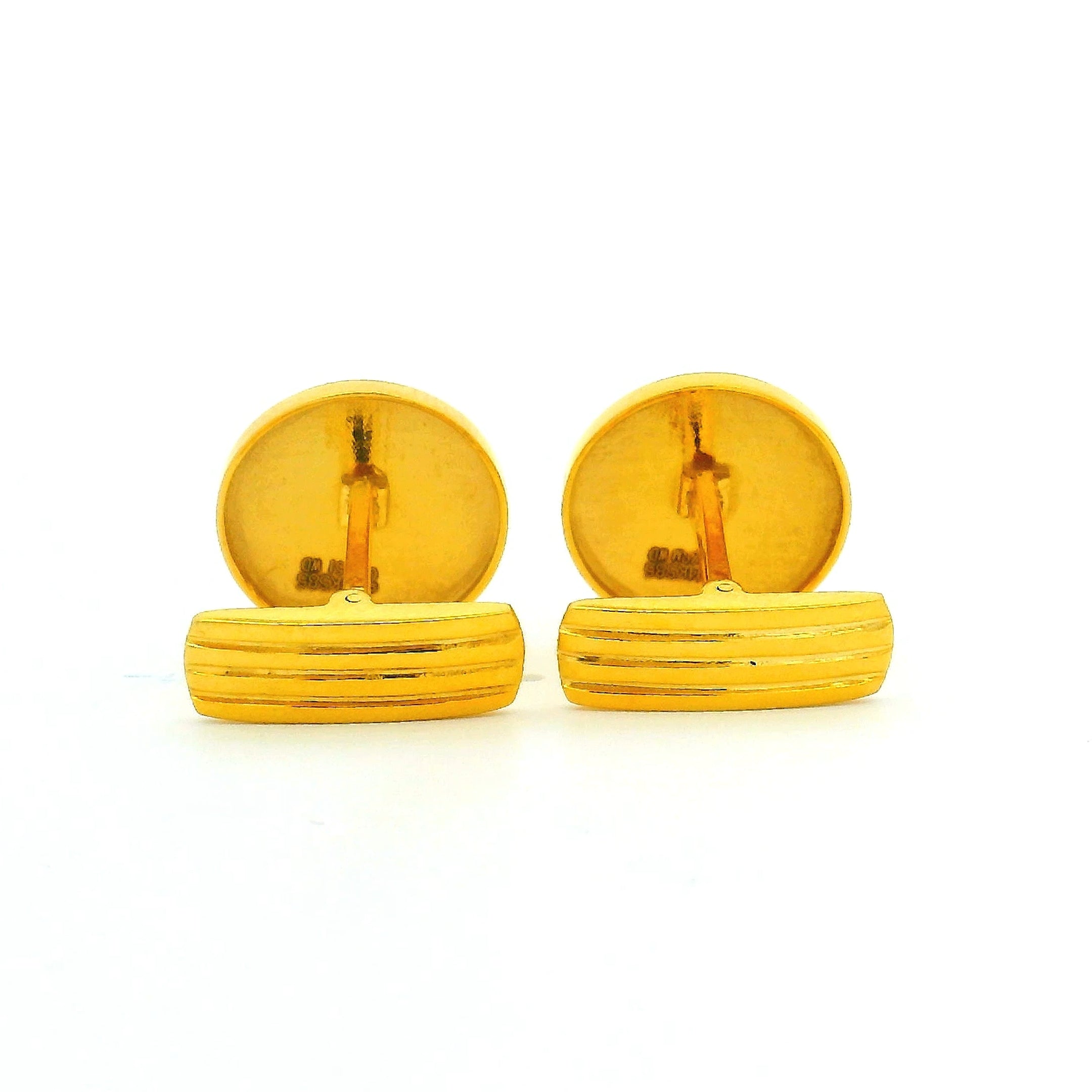 Mens Gold Cufflink