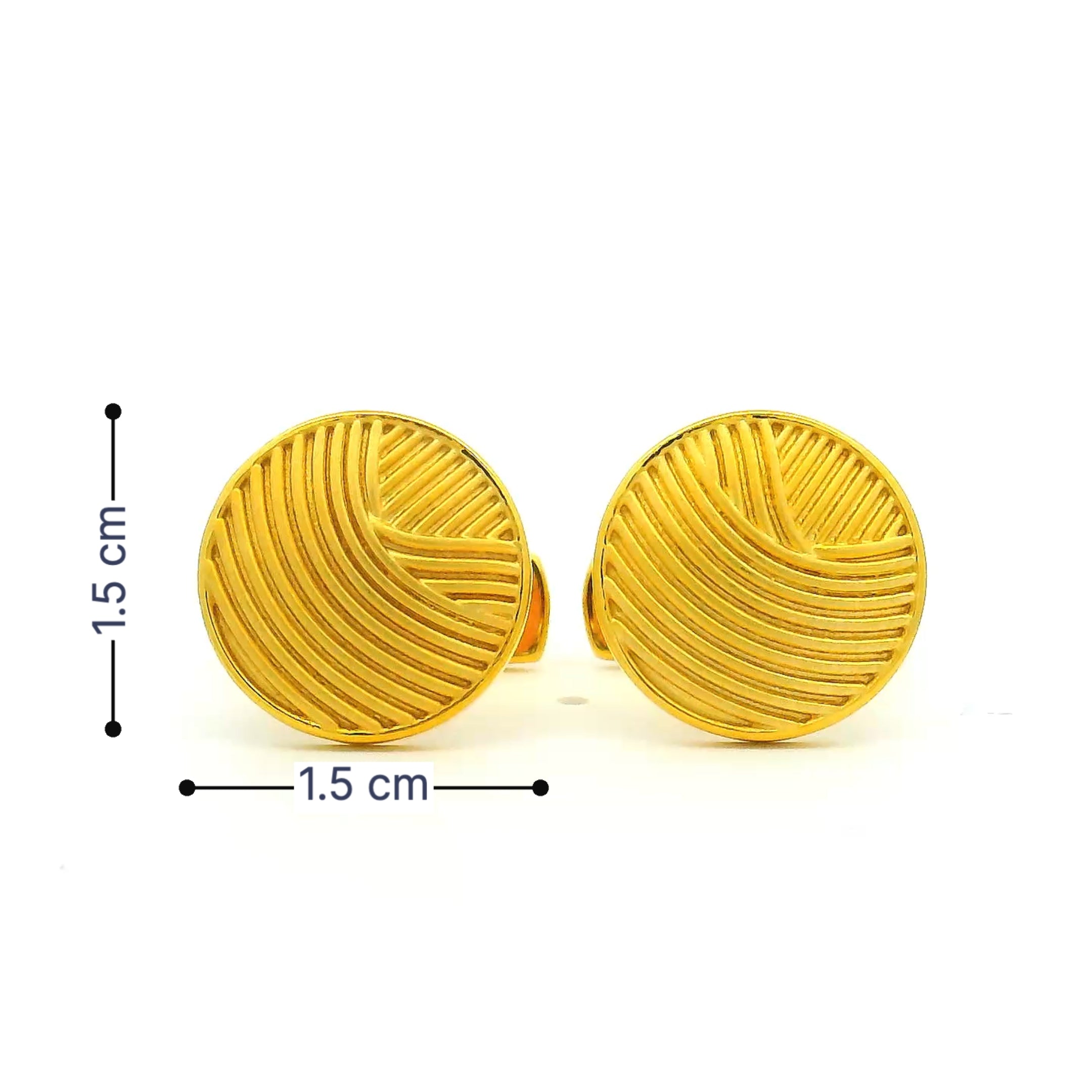 Mens Gold Cufflink