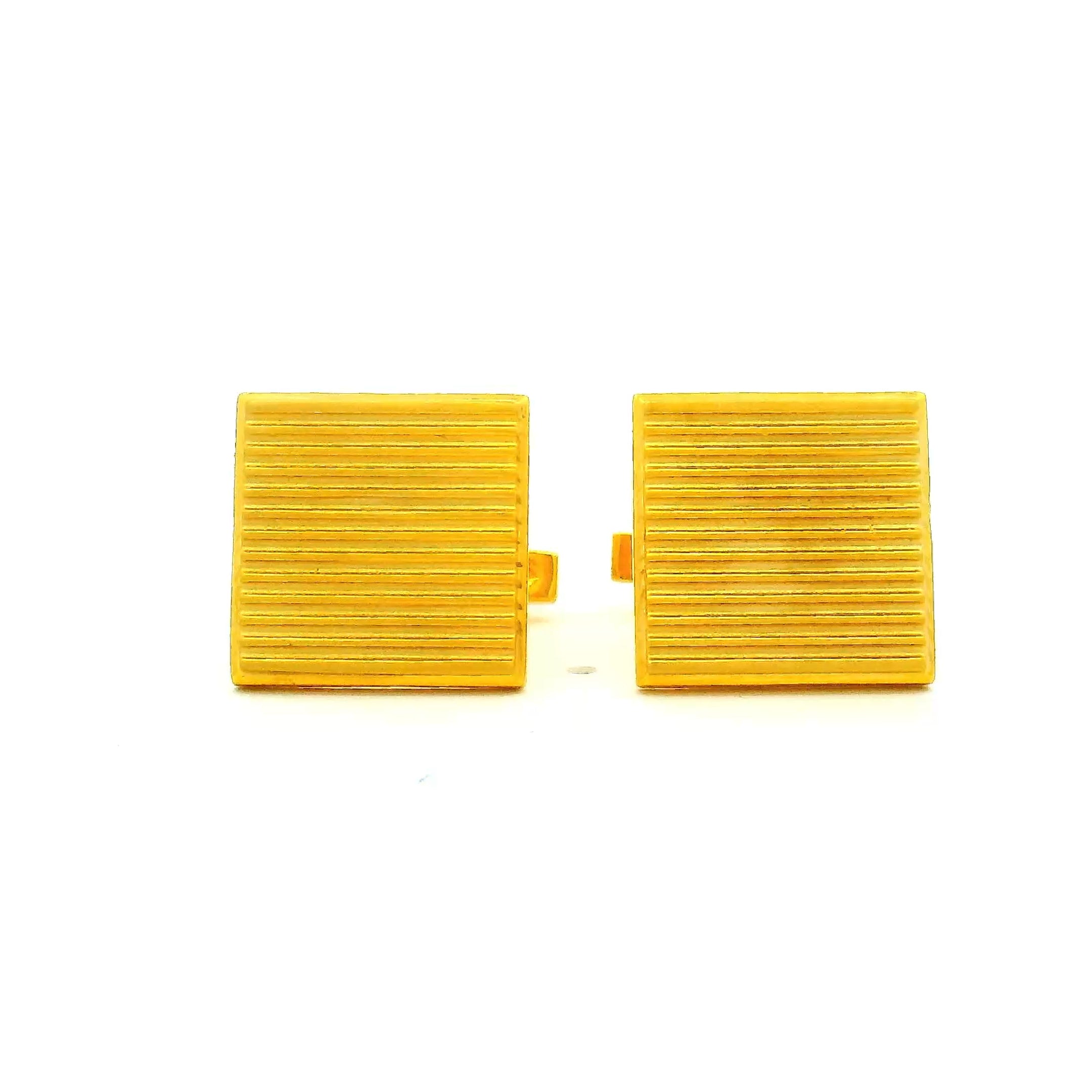 Mens Gold Cufflink