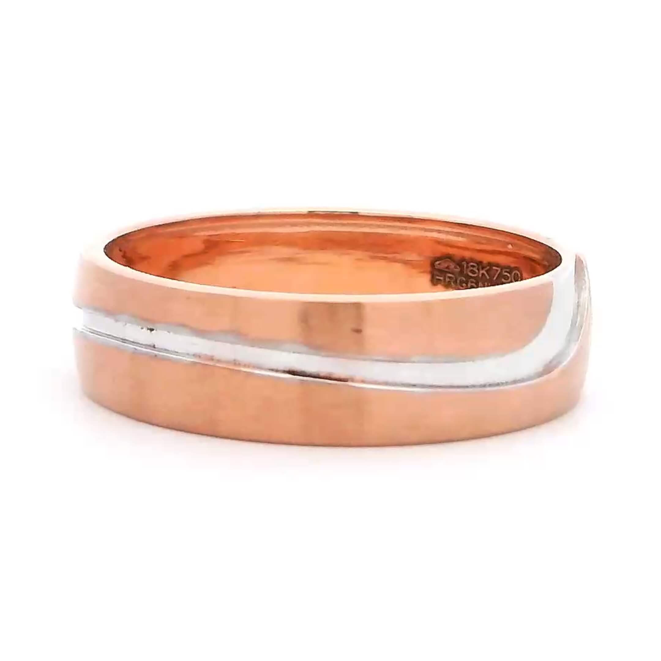 Brawny Radiance Men Gold Ring