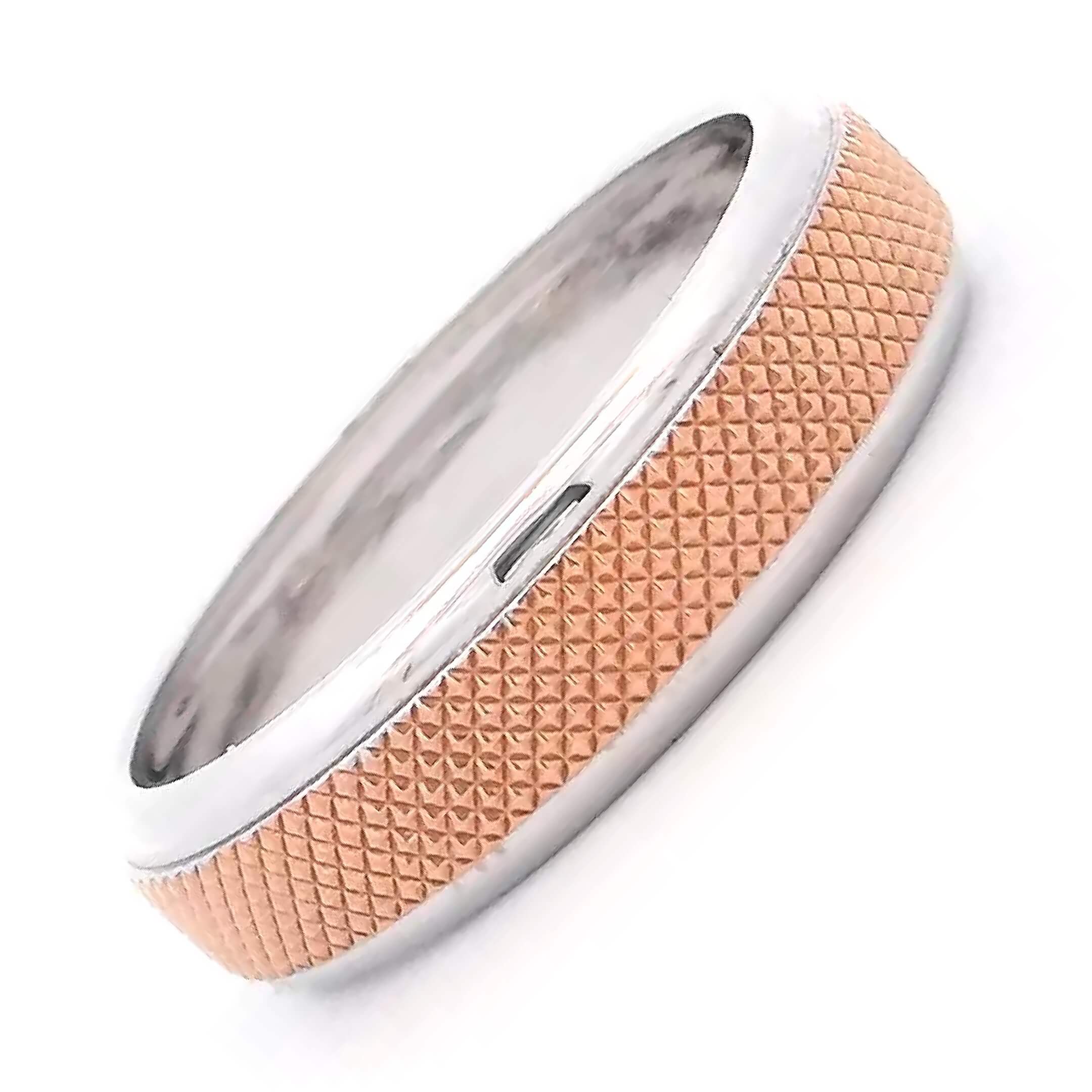Modern Sauve Men Gold Ring