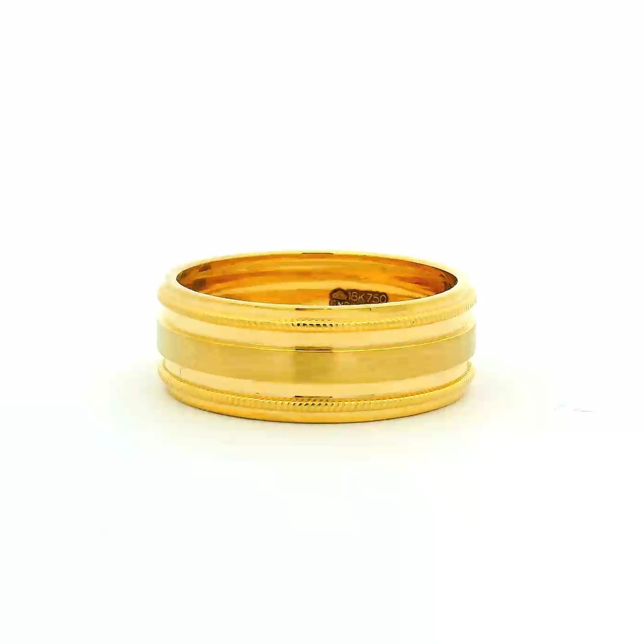 Posh Chivalry 18K Gold Ring for Men