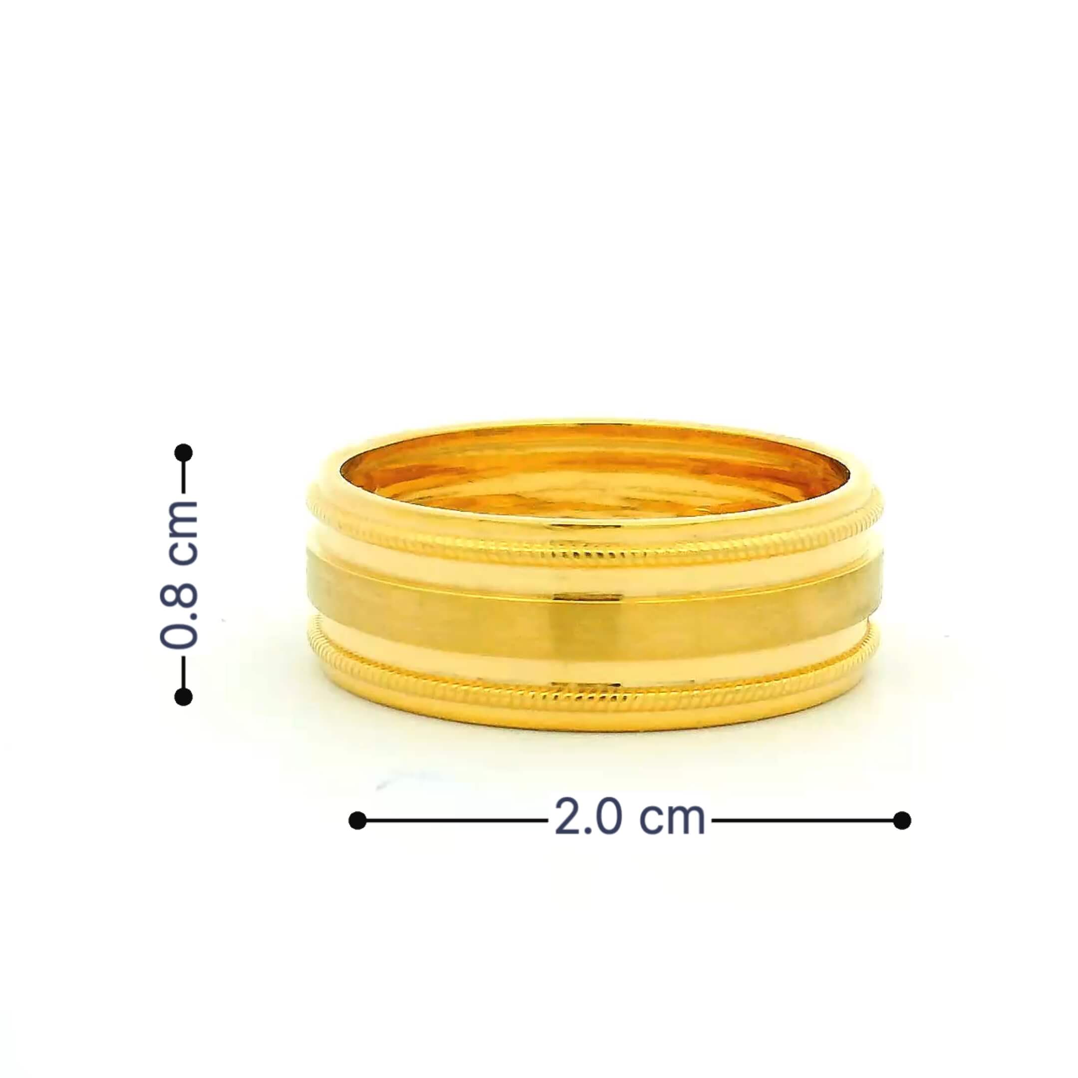 Posh Chivalry 18K Gold Ring for Men