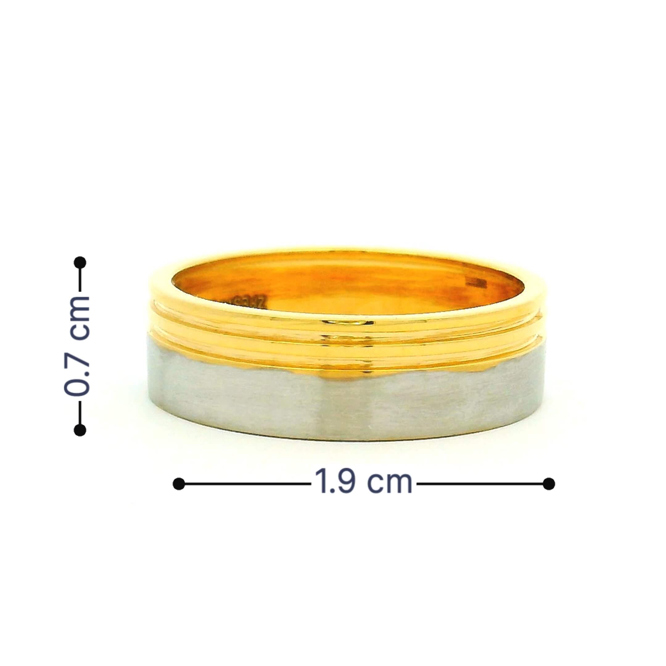 Macho Shine Gold Ring for Men