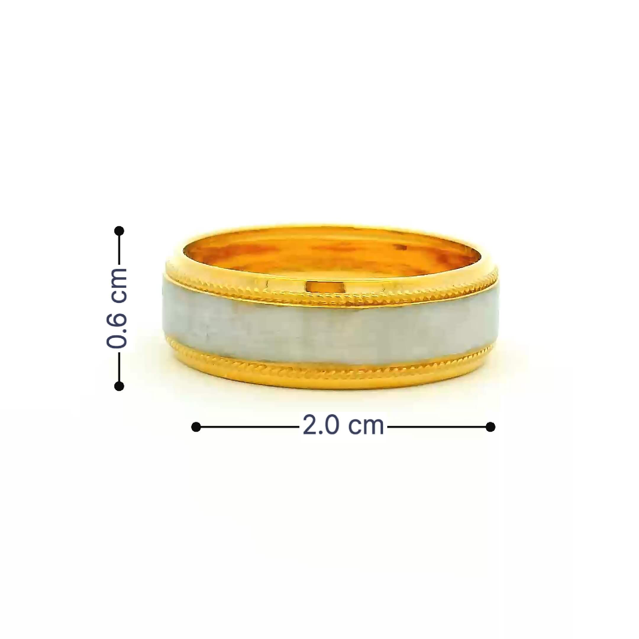 Simply Posh Gold Ring for Men