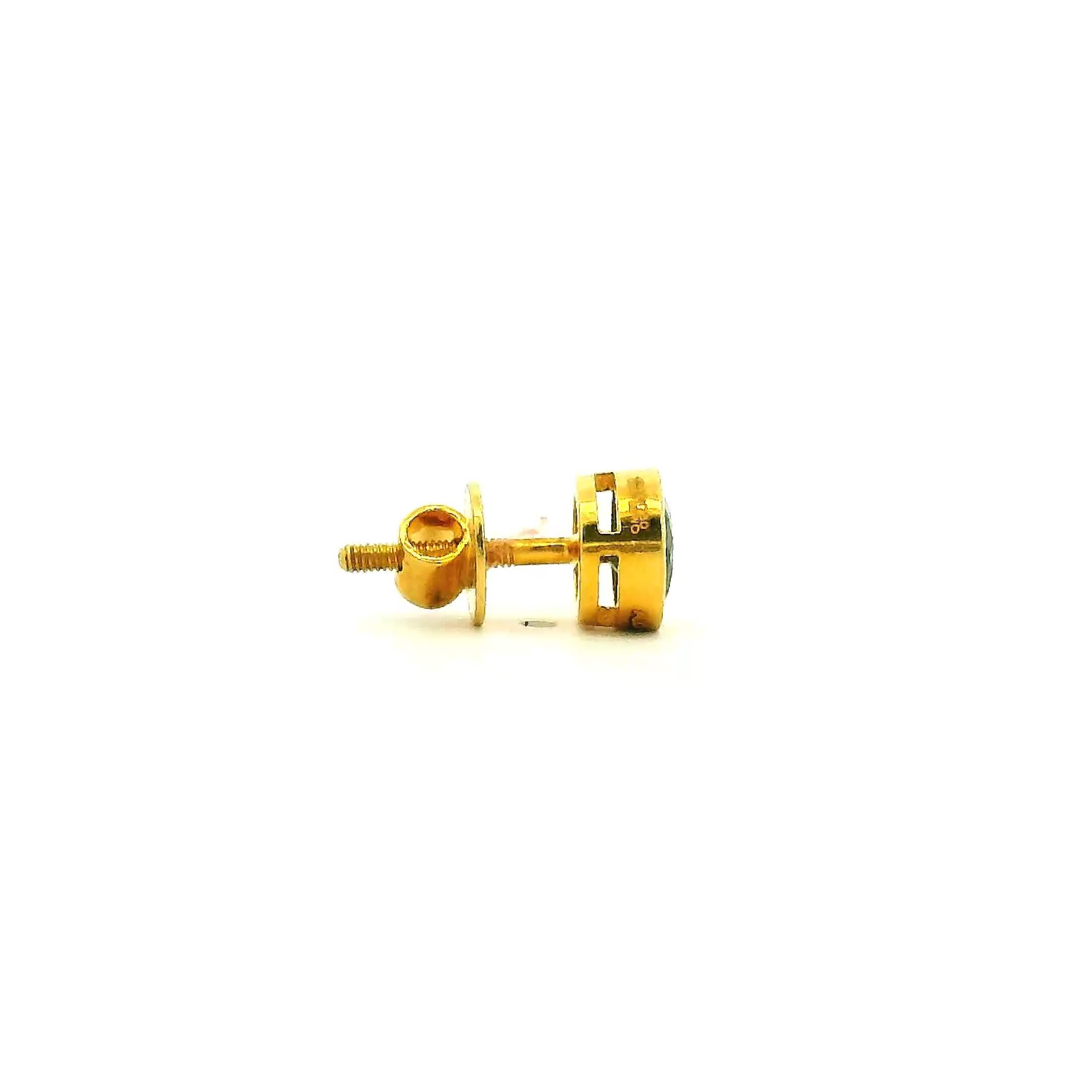 Mens Gold Stud