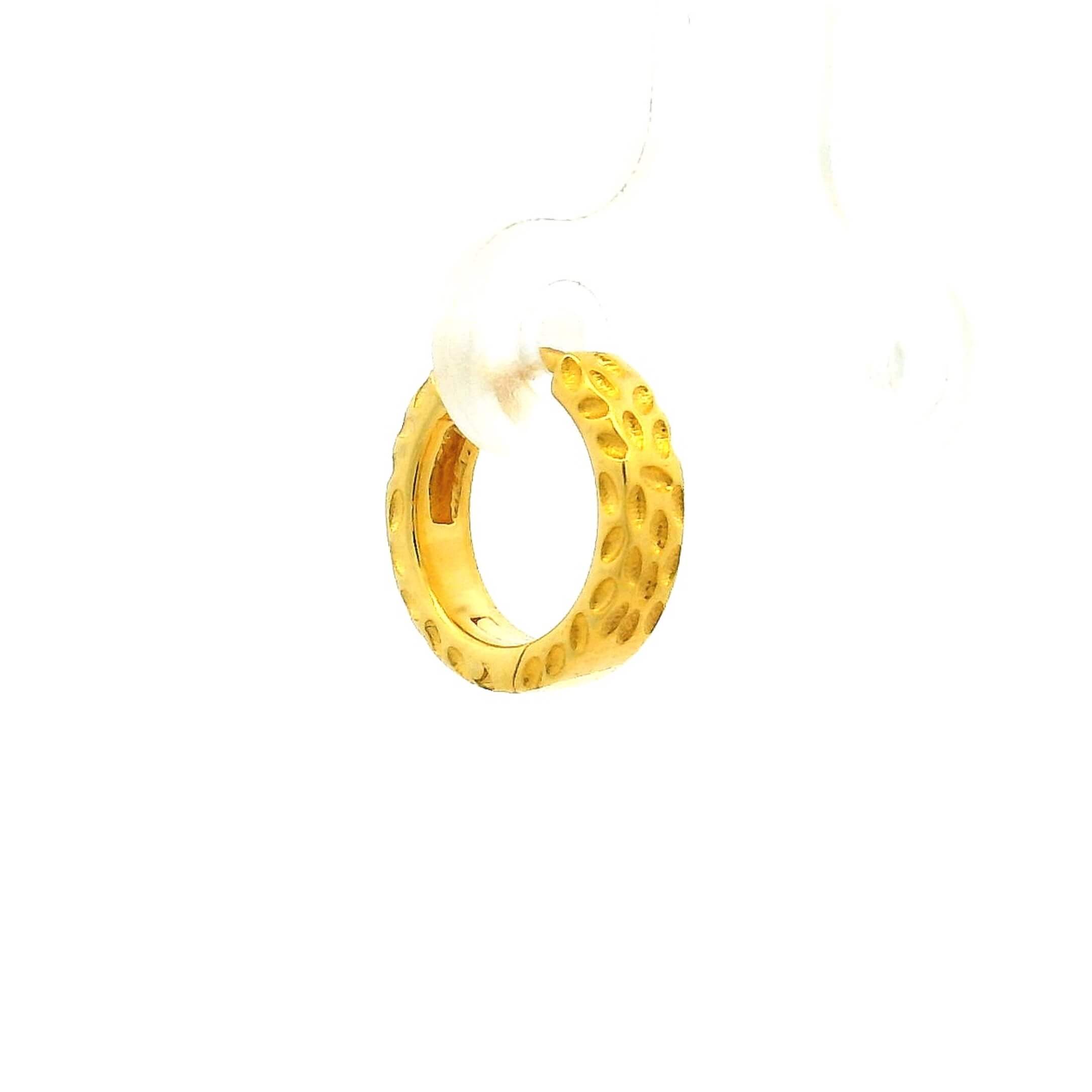 Mens Gold Hoop