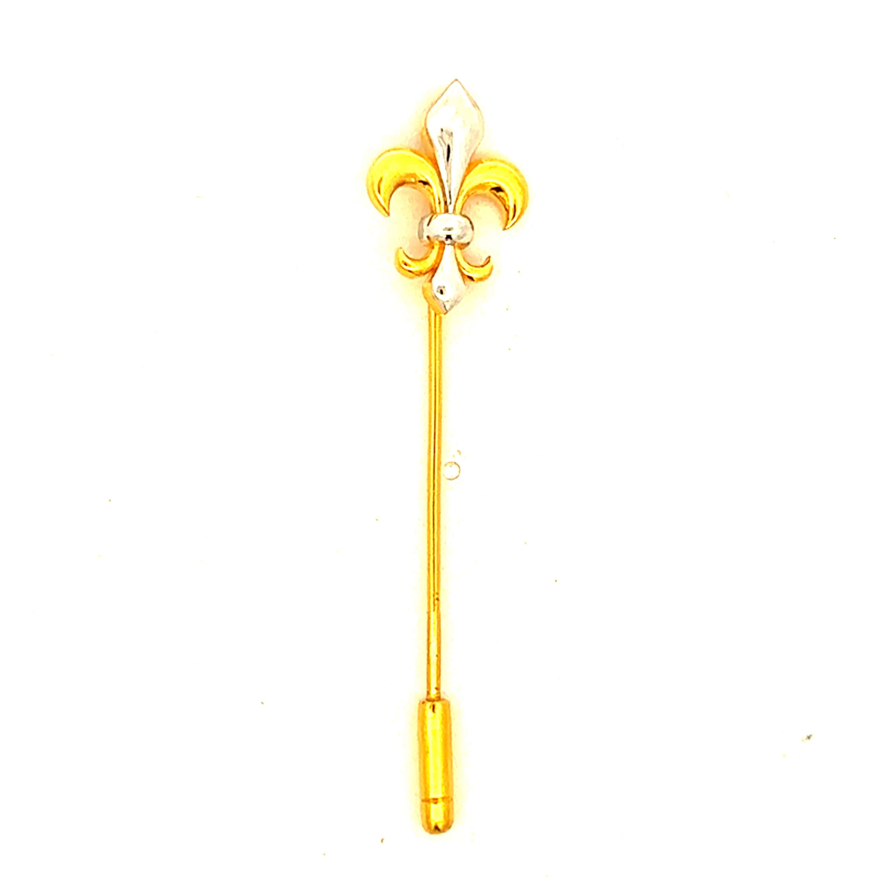 Vibrant Robust Gold Tie Pin