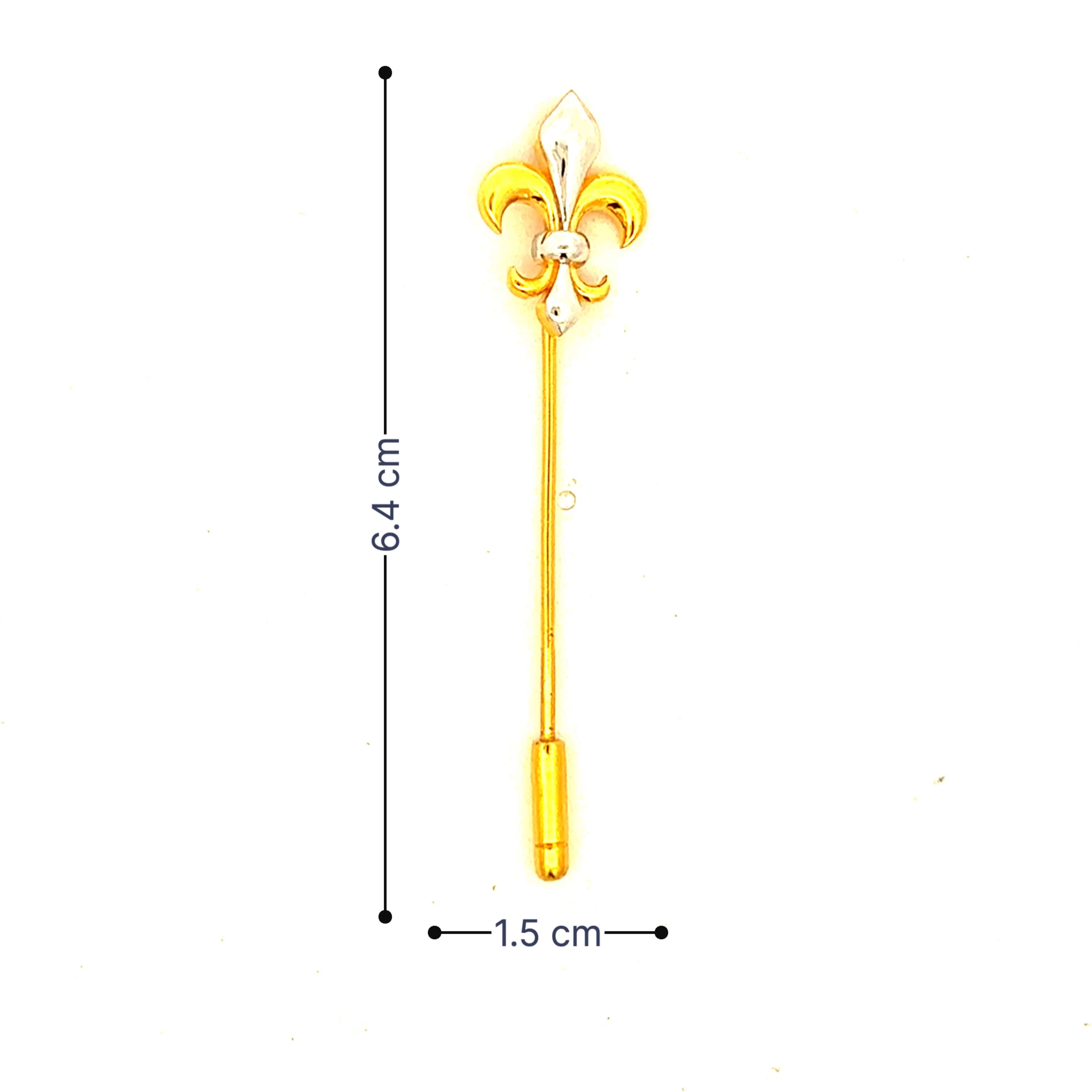 Vibrant Robust Gold Tie Pin