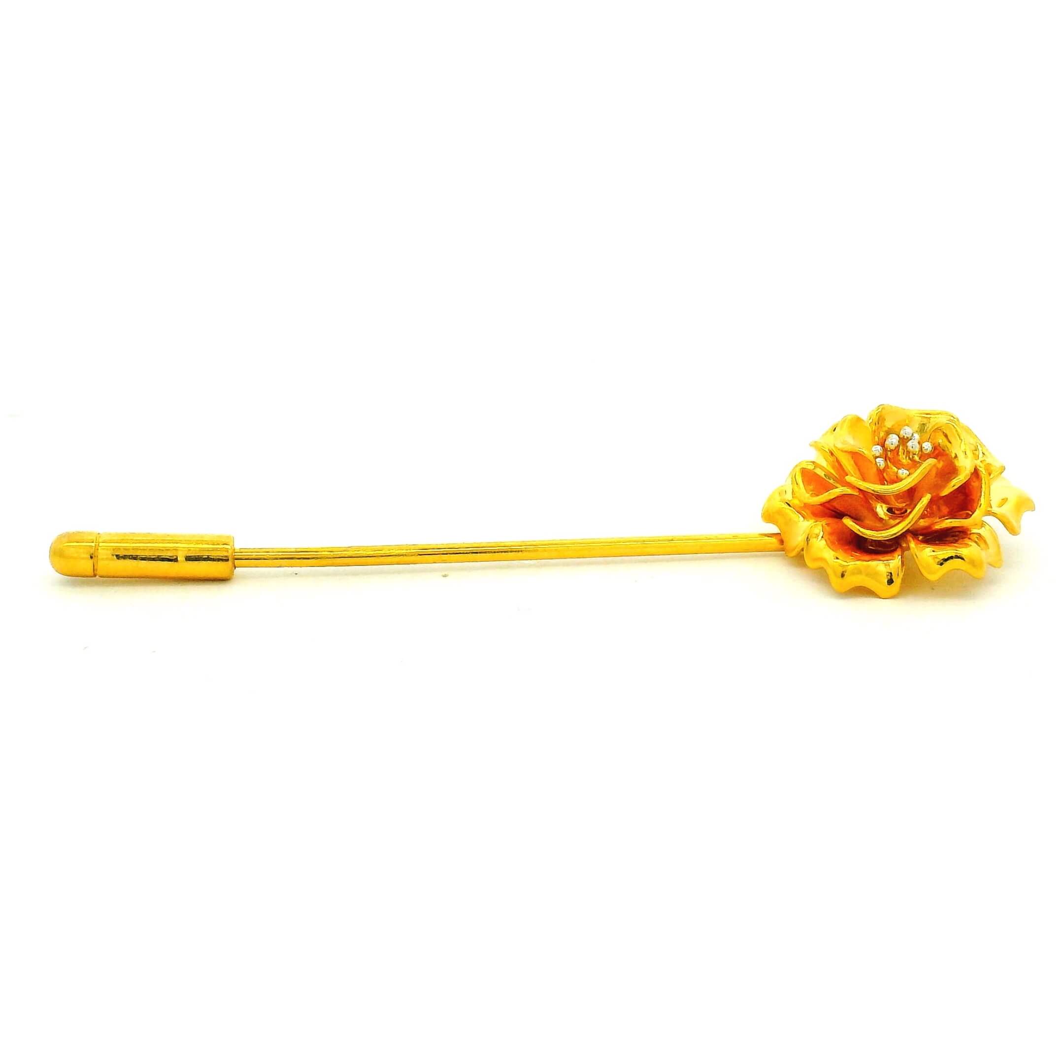 Mens Gold Tie Pin