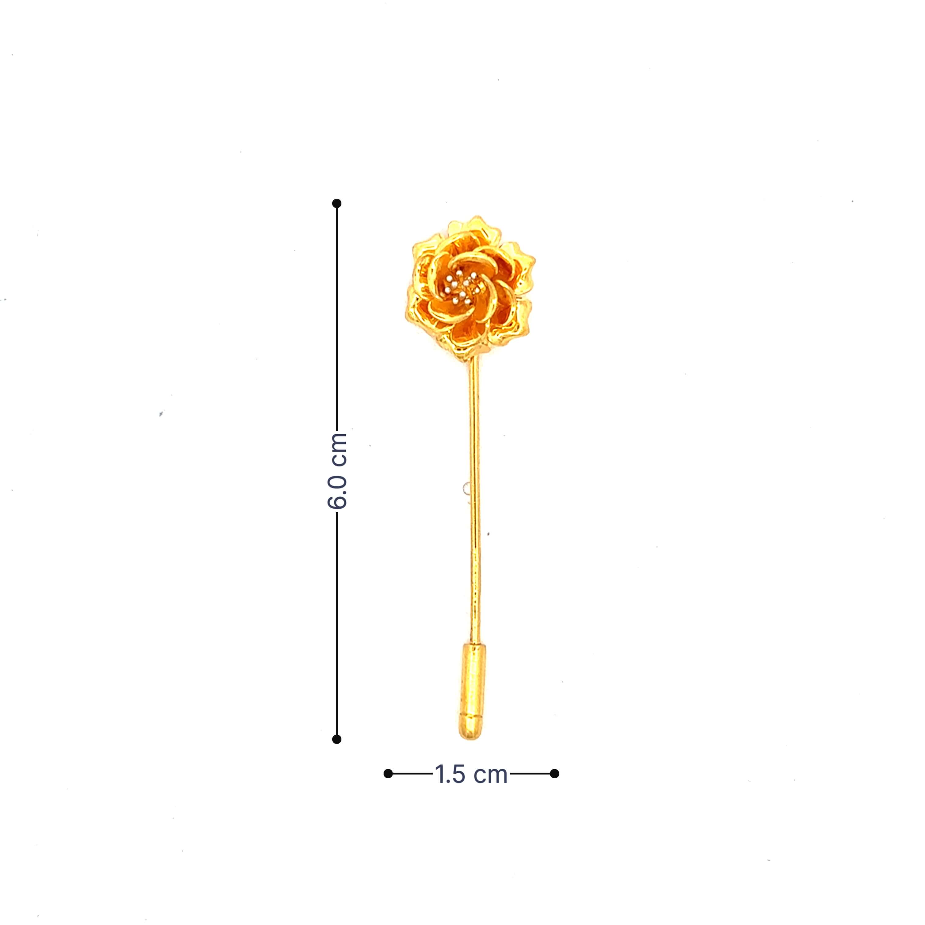 Mens Gold Tie Pin