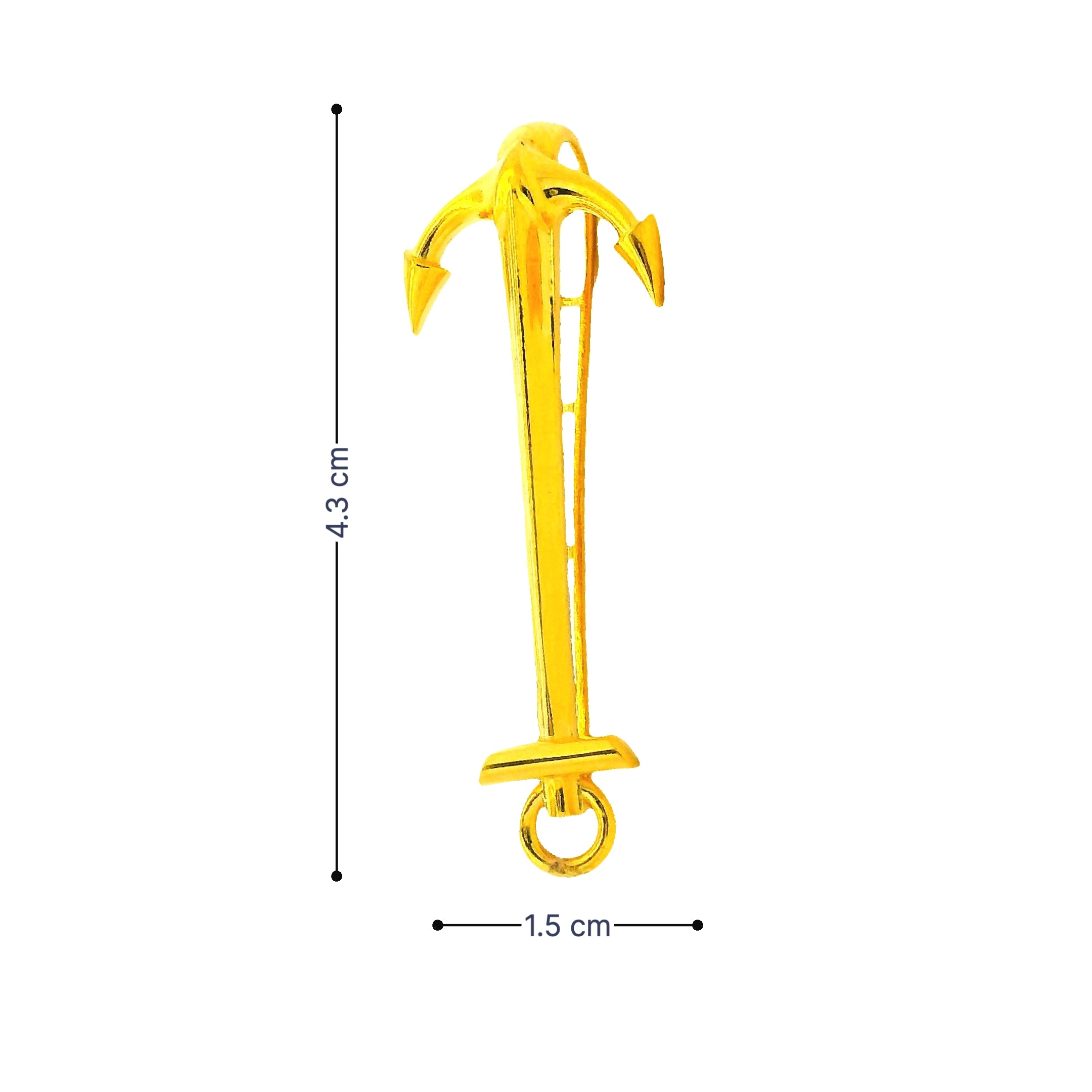 Mens Gold Tie Pin