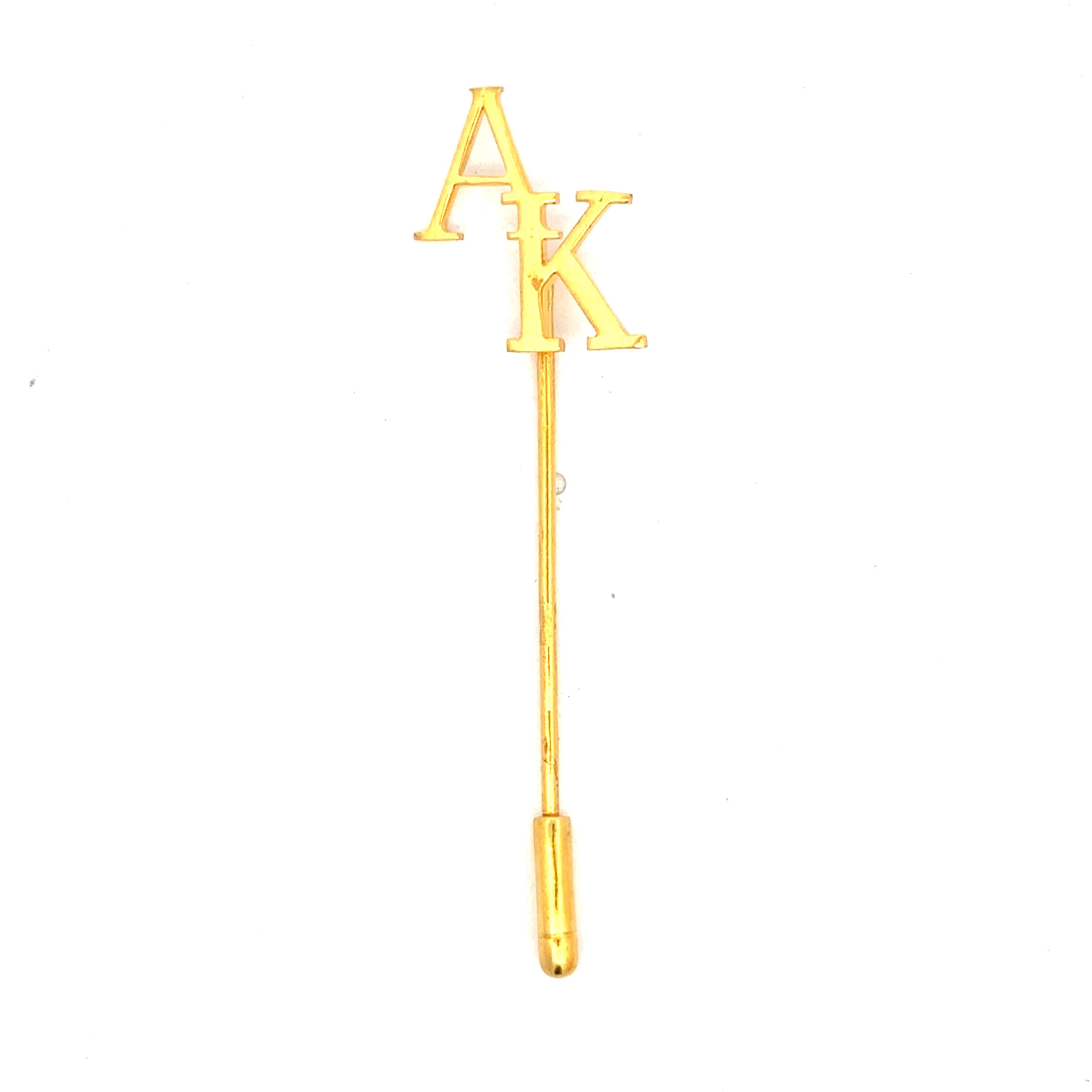 Mens Gold Tie Pin
