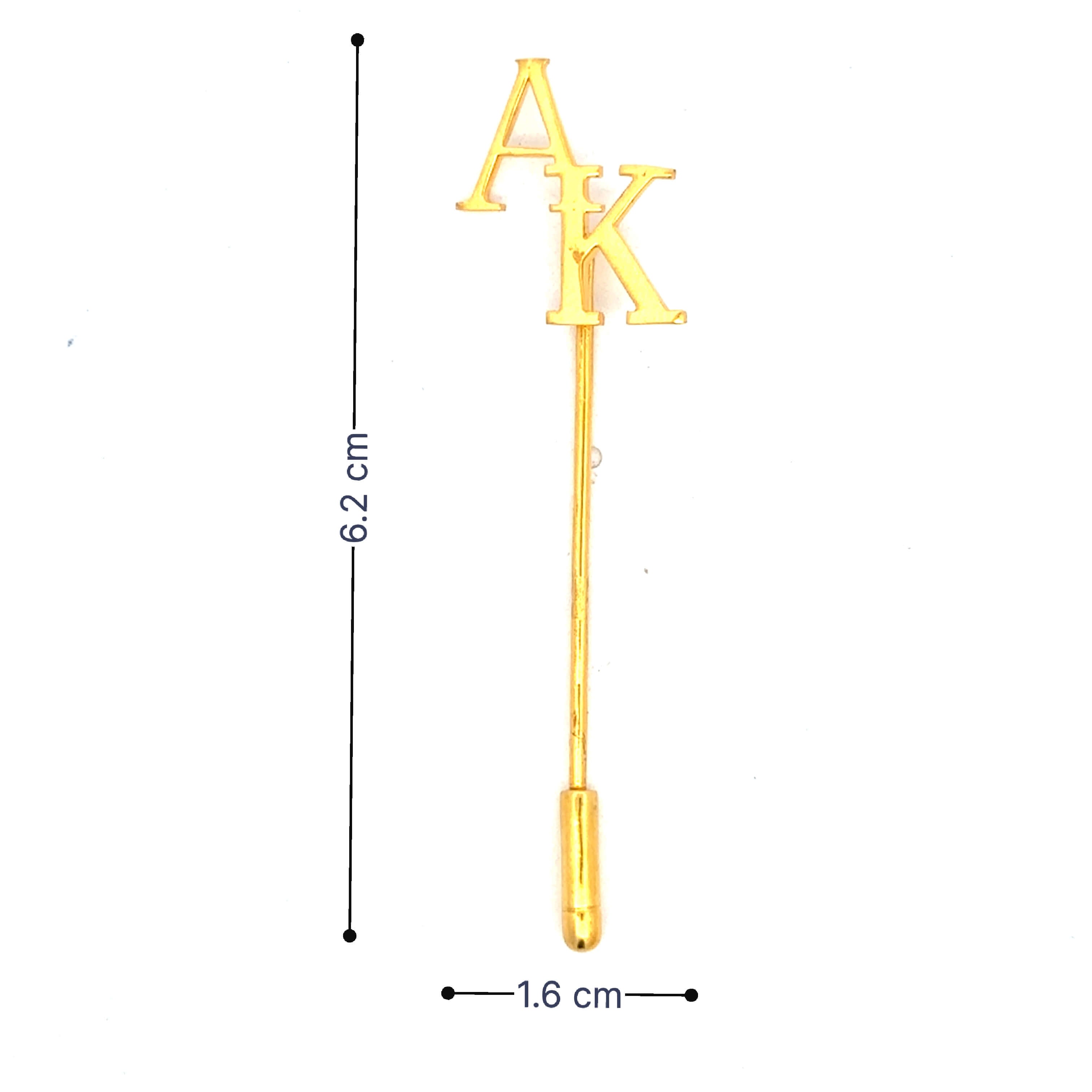 Mens Gold Tie Pin
