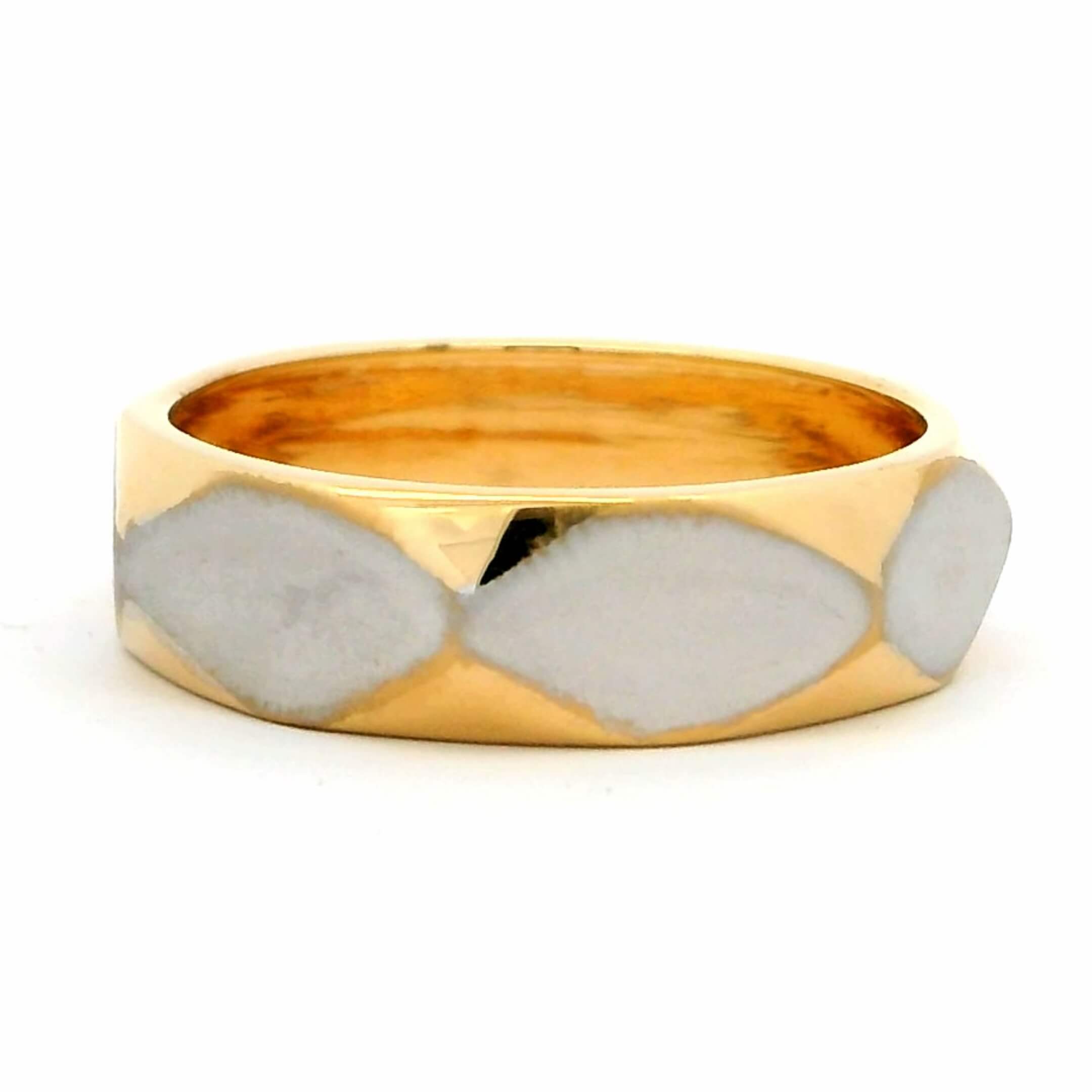 Iconic Splendour Men Gold Ring