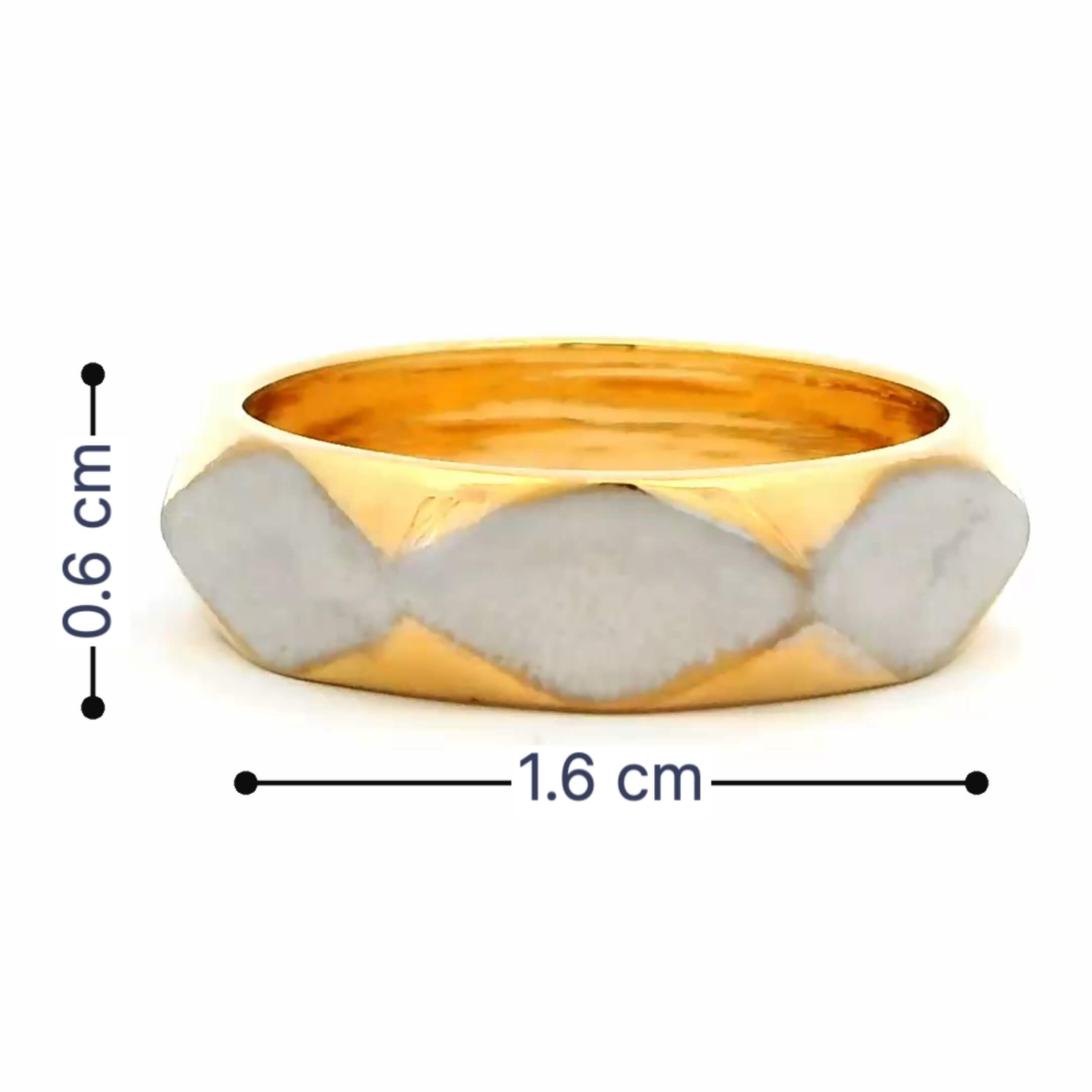 Iconic Splendour Men Gold Ring