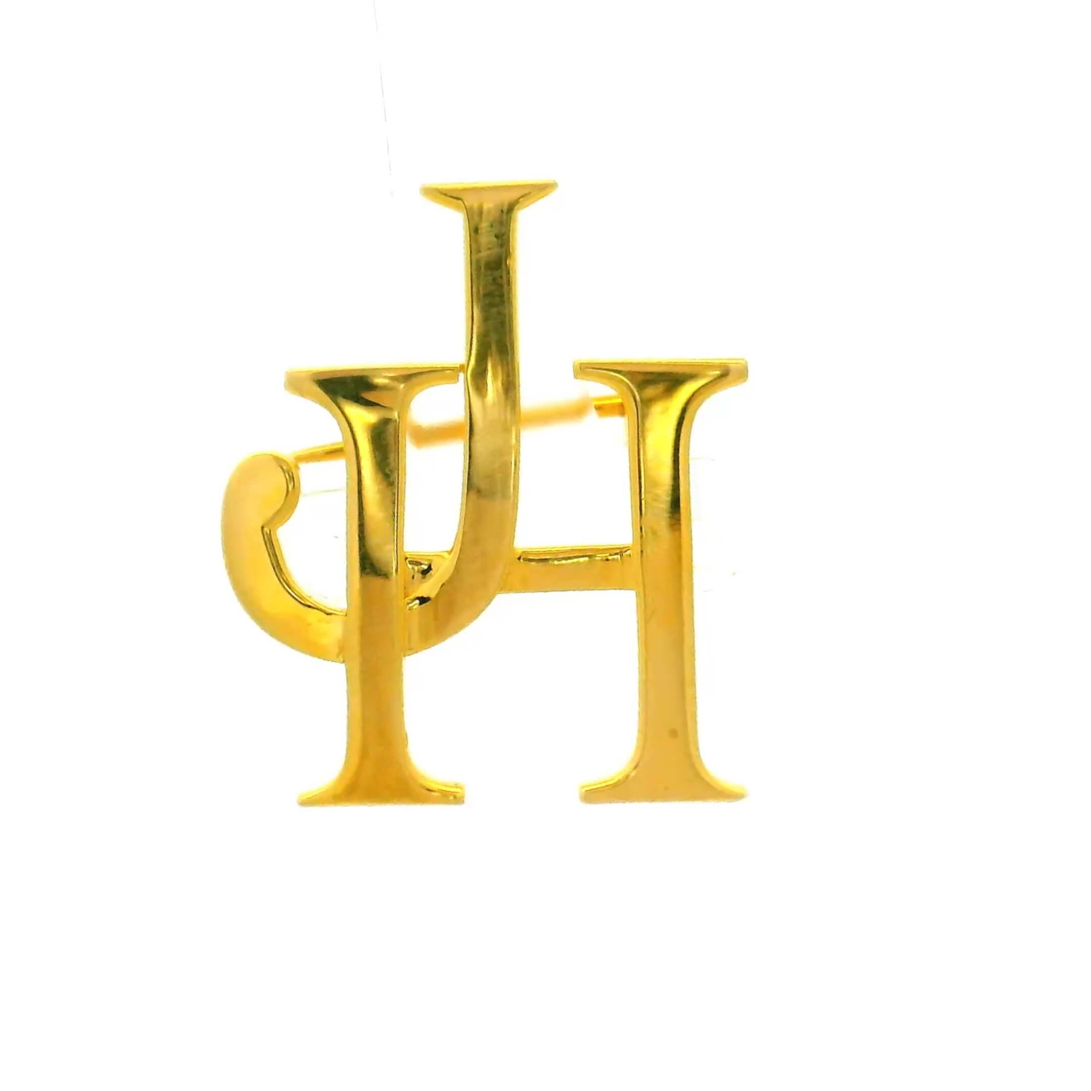 Mens Gold Brooch