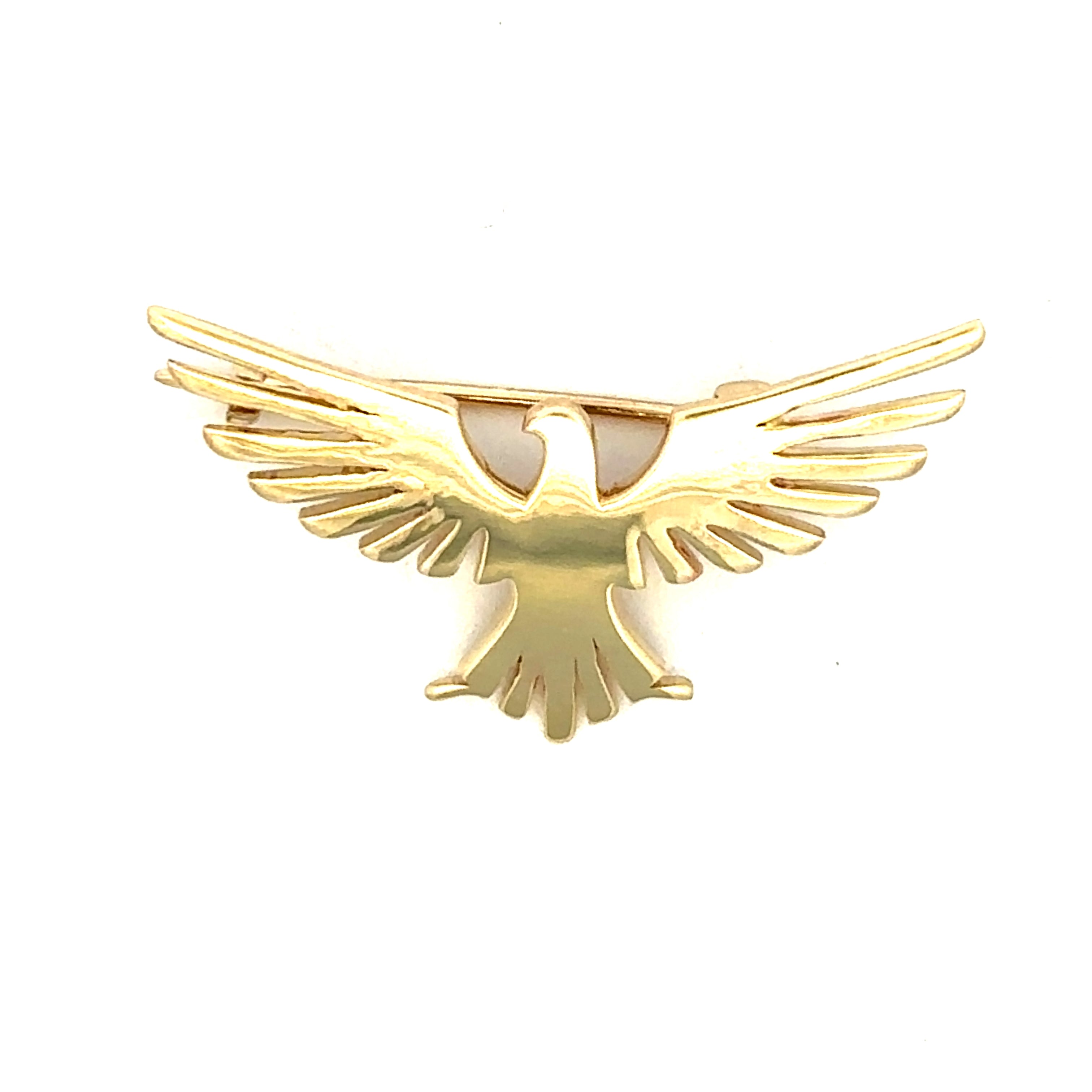 Alluring Courage Gold Brooch for Men