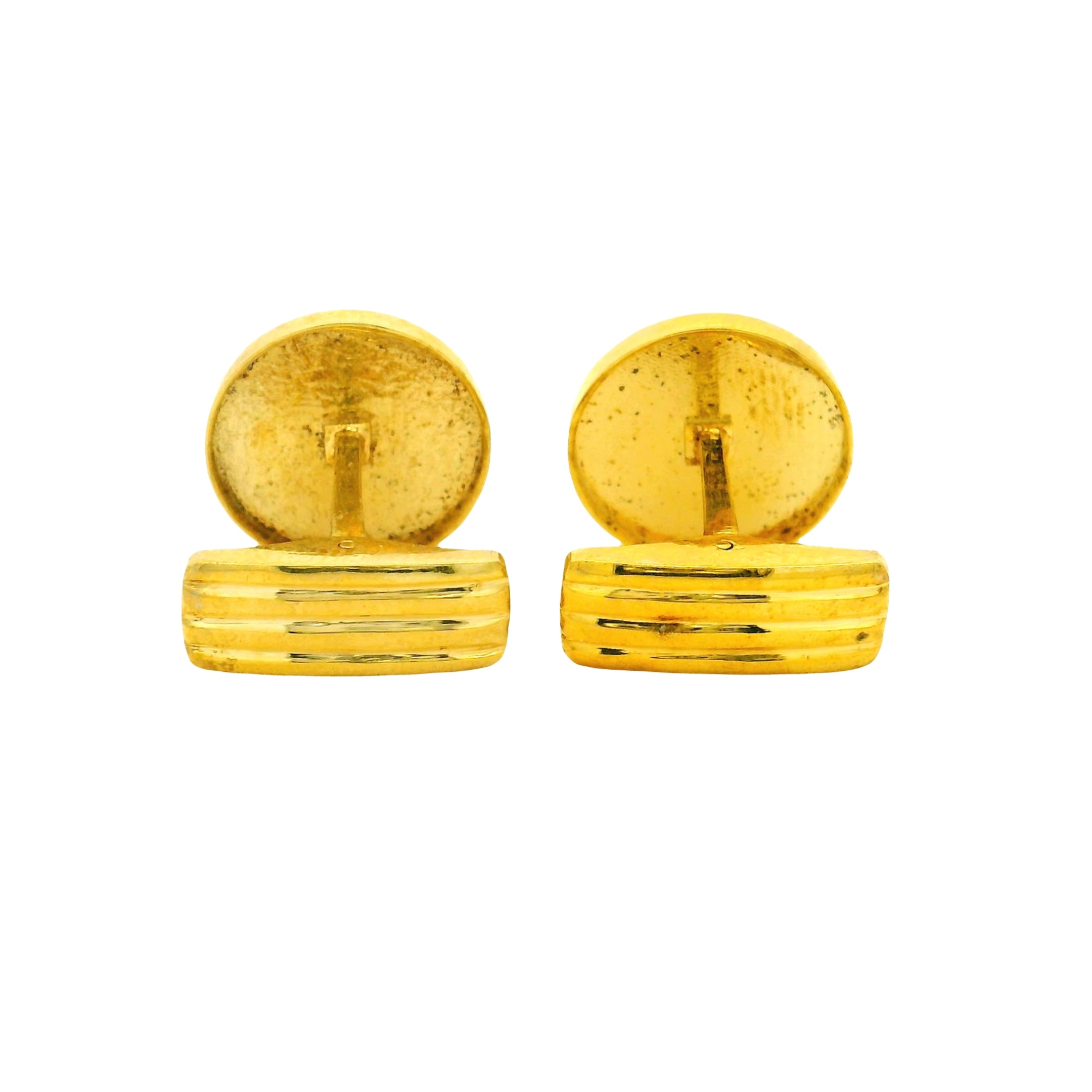 Mens Gold Cufflinks