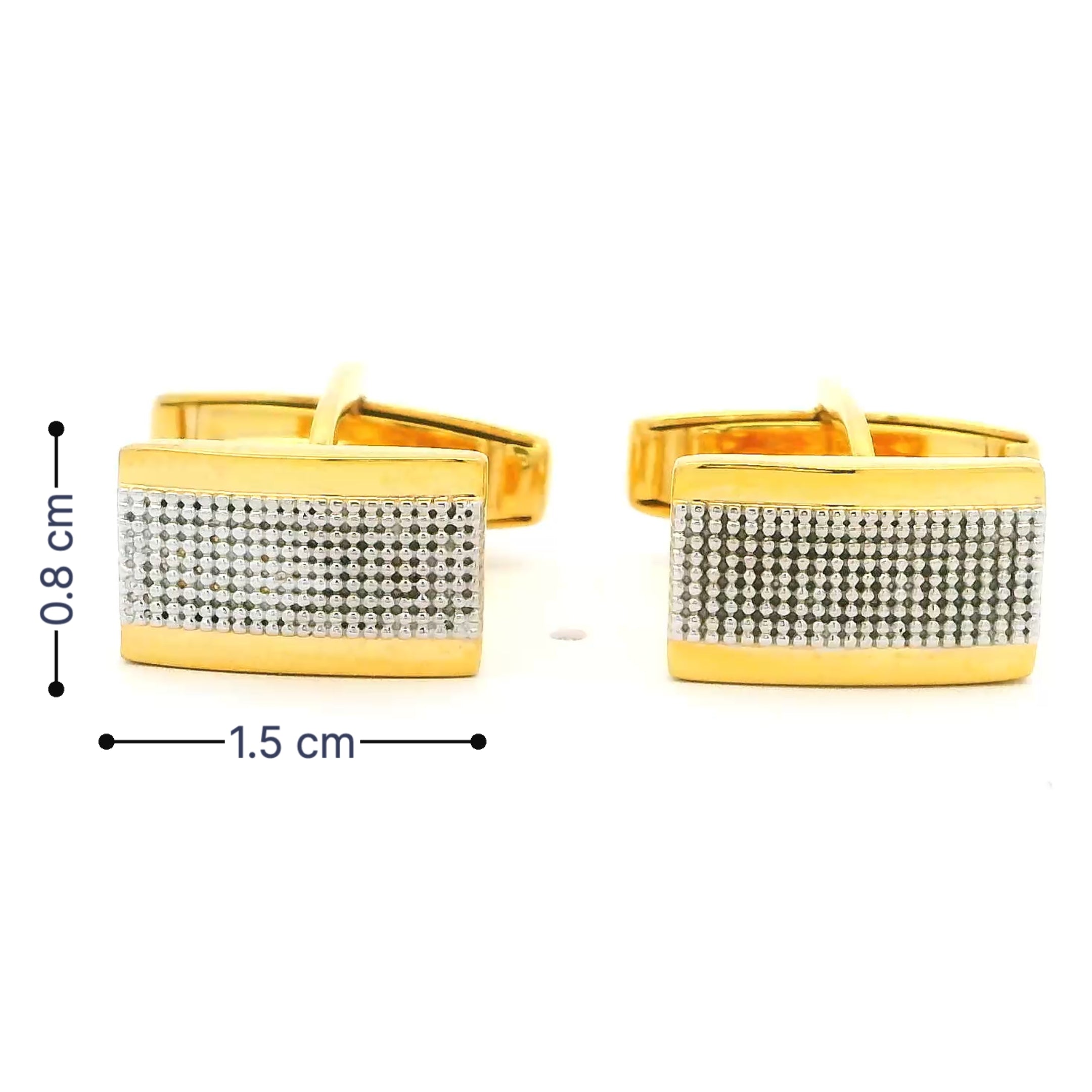 Mens Gold Cufflinks