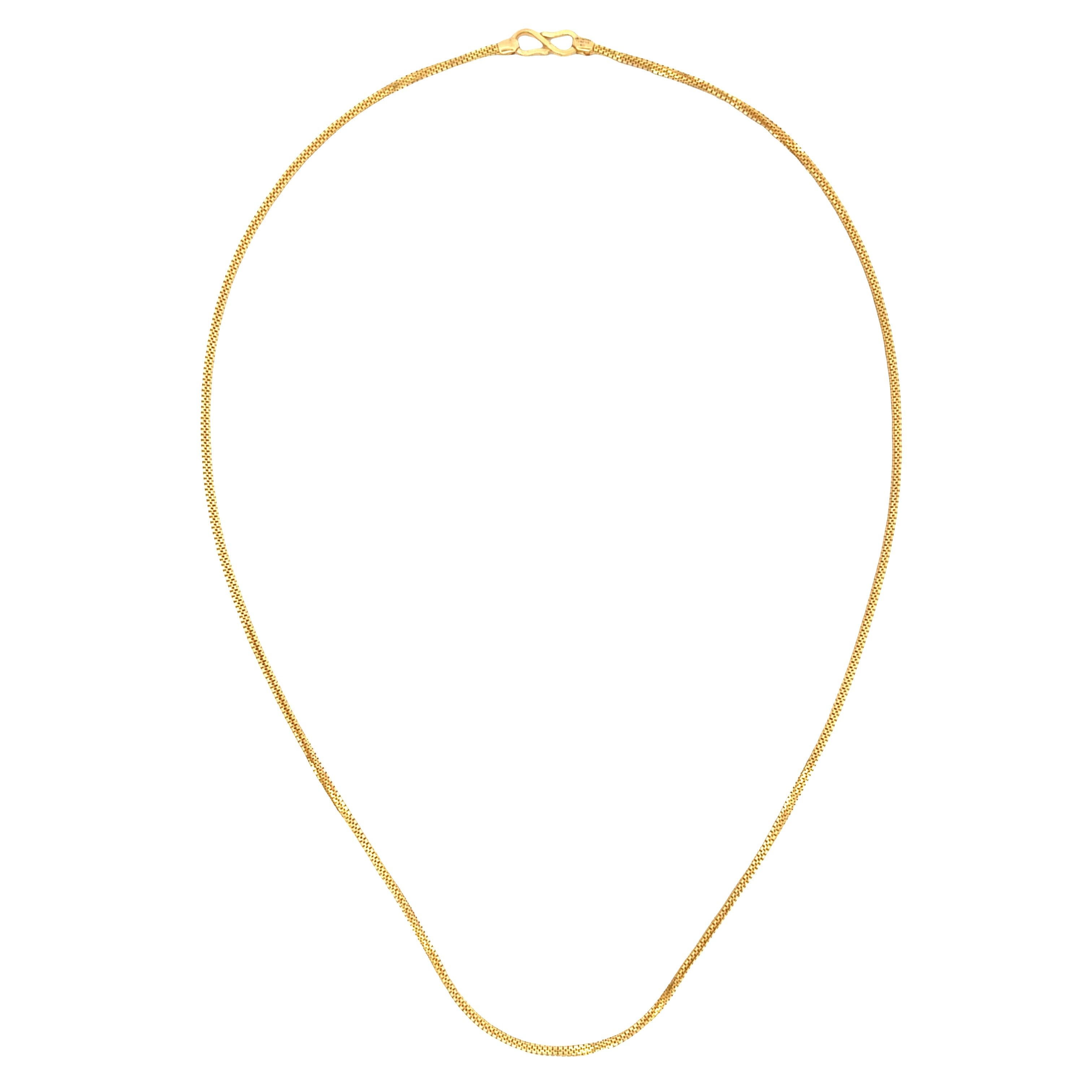 Edgy Radiance Men Gold Chain