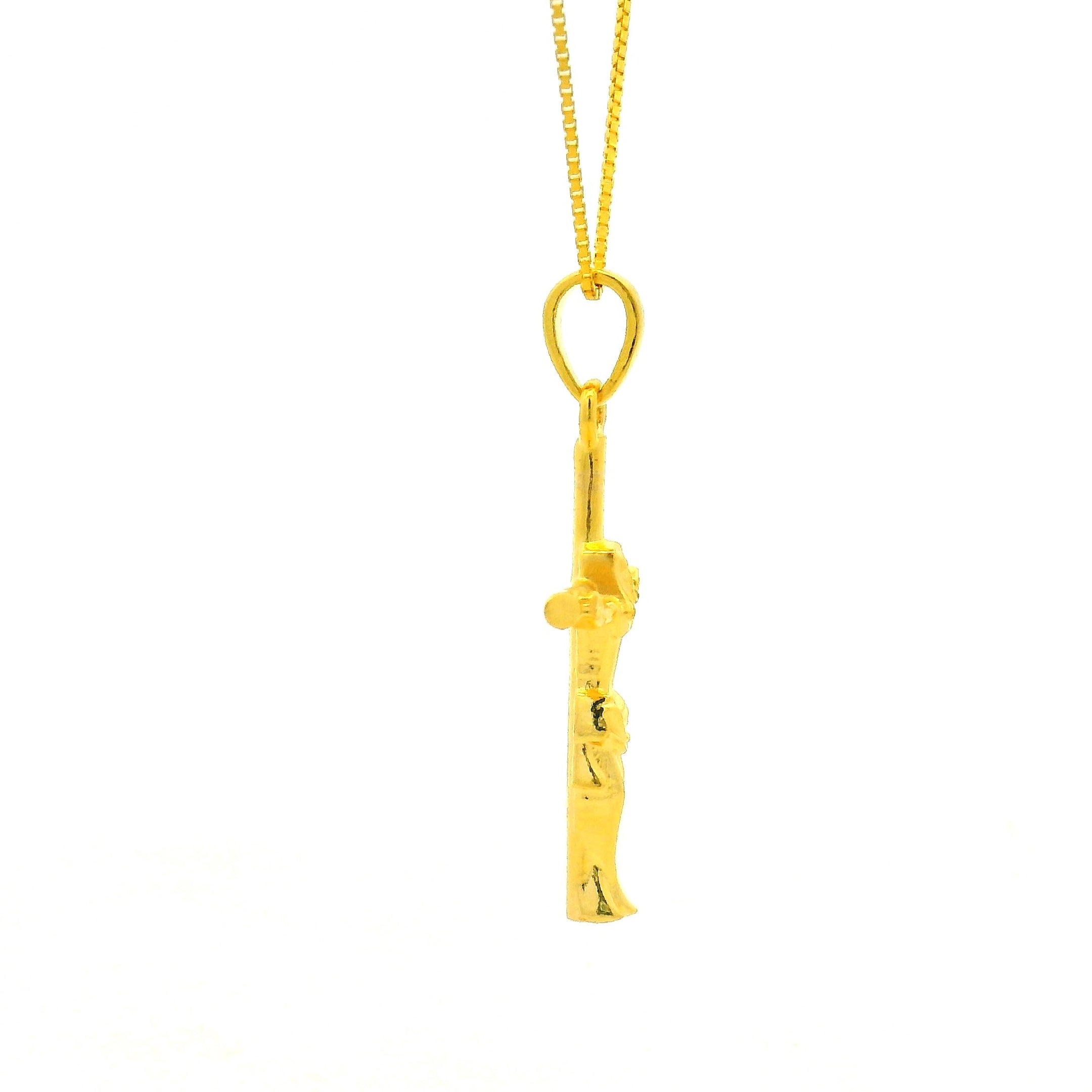 Benevolent Christ Gold Locket