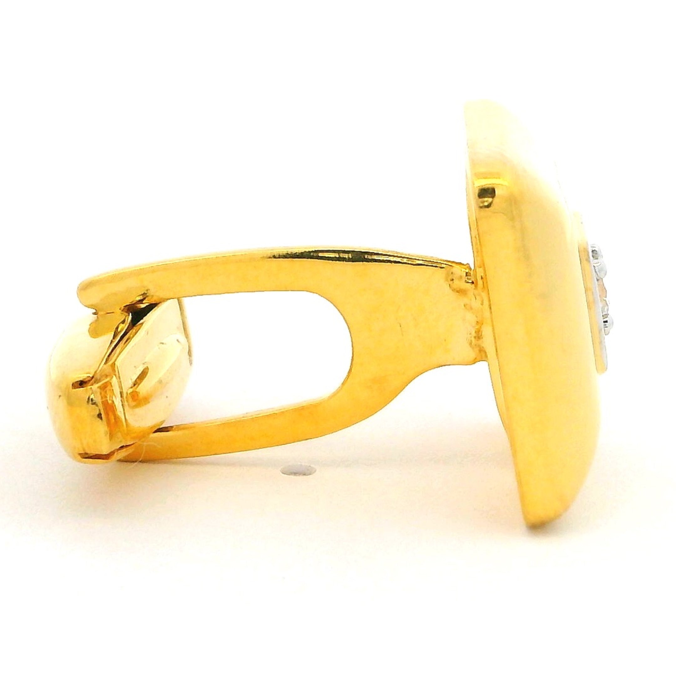 Mens Gold Cufflinks