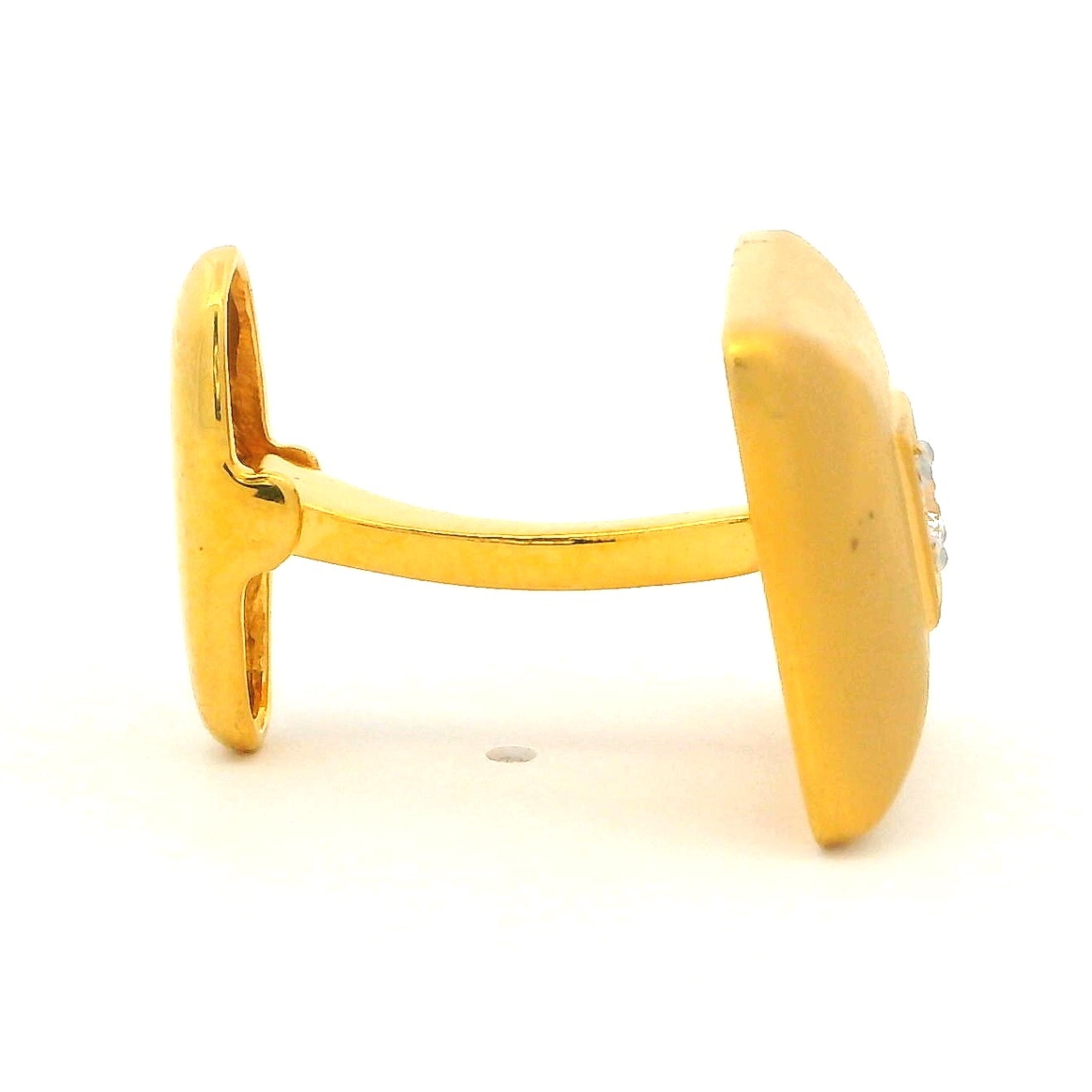 Mens Gold Cufflinks