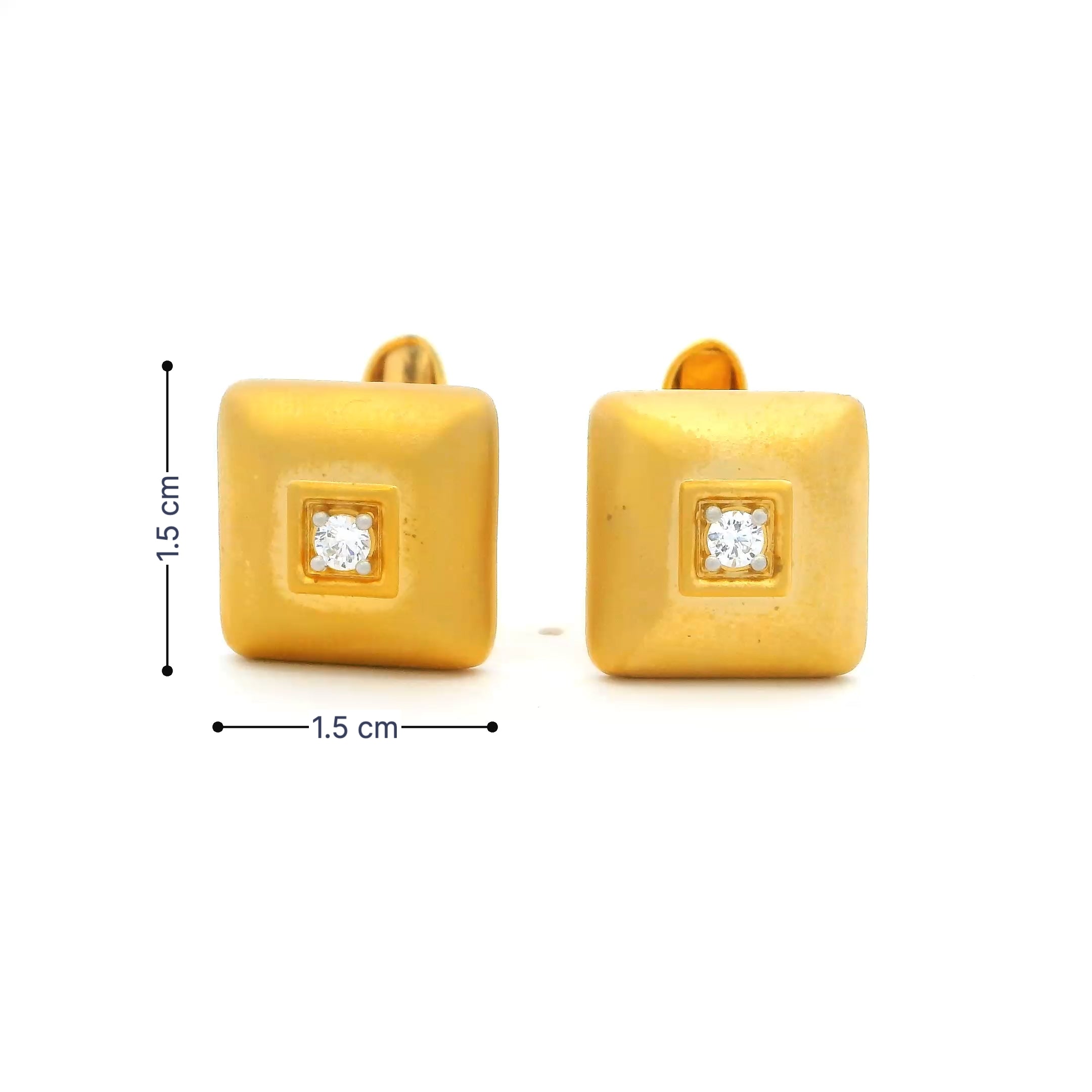 Mens Gold Cufflinks