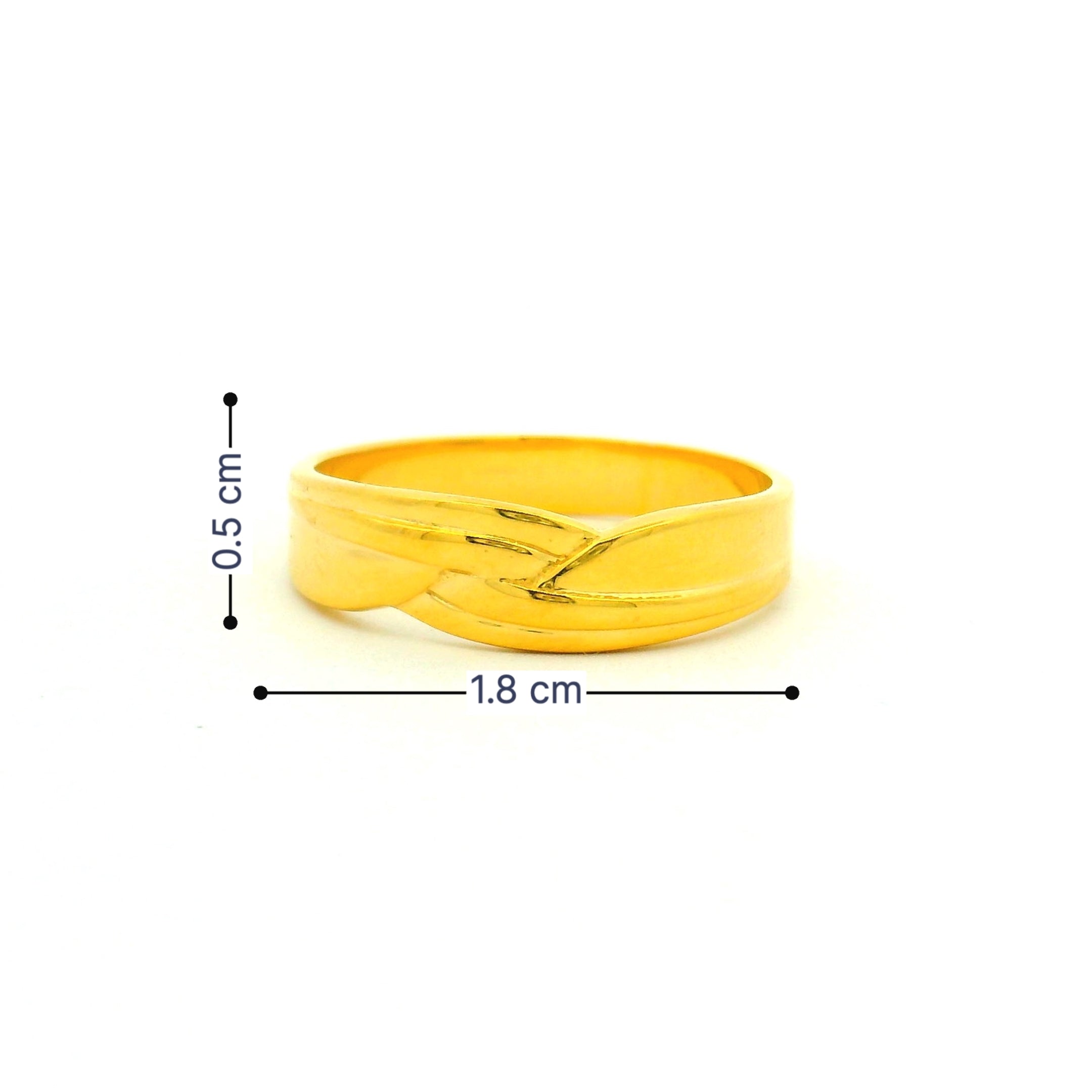Bond in Style Gold Couple Rings