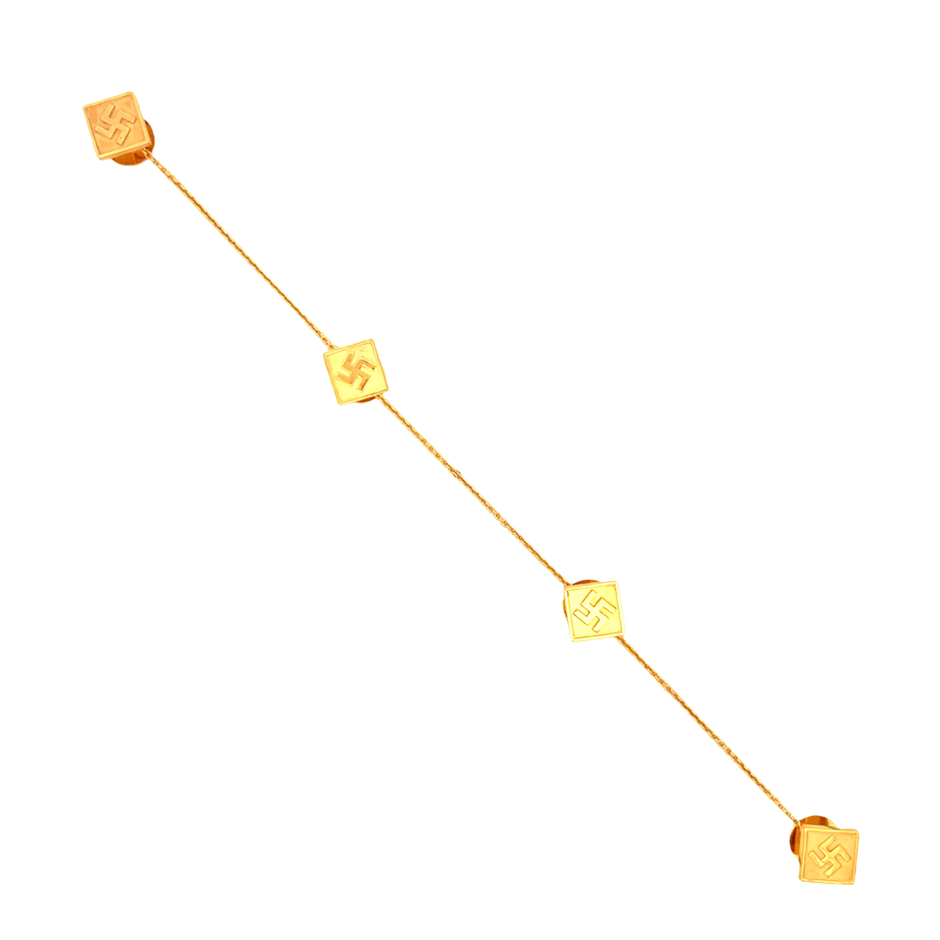 Sleek Gleammer Gold Kurta Buttons