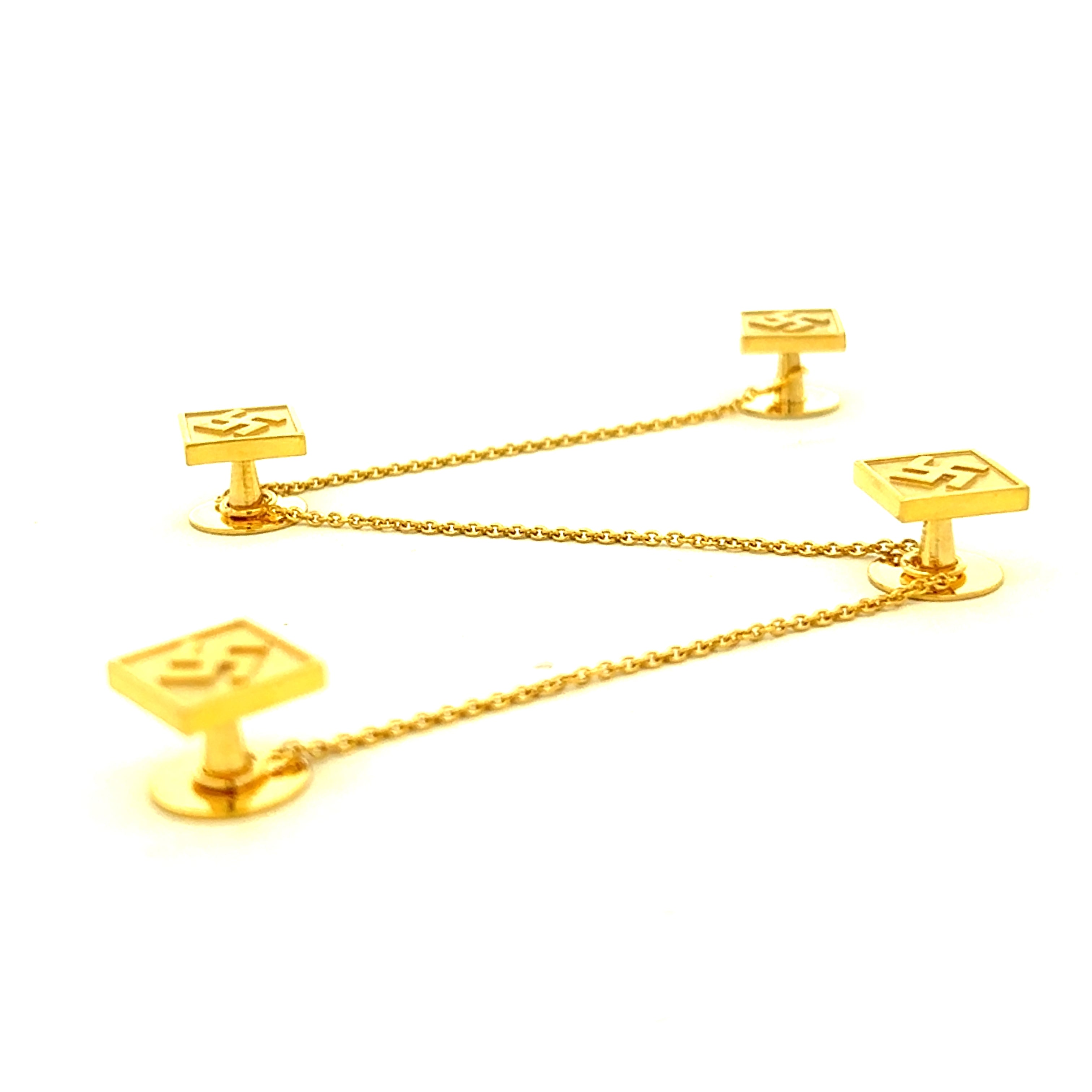Sleek Gleammer Gold Kurta Buttons