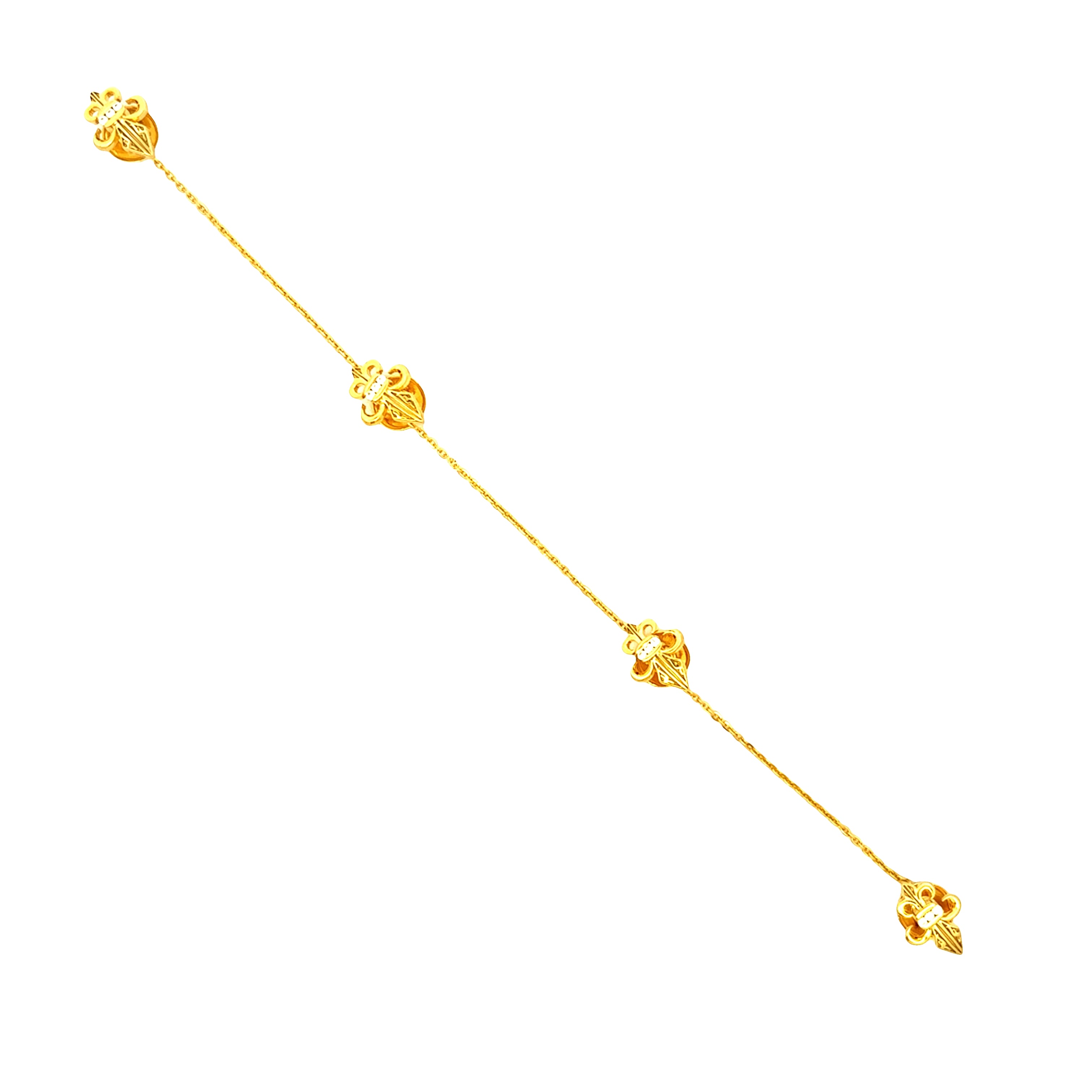 Robust Flair Gold Kurta Buttons