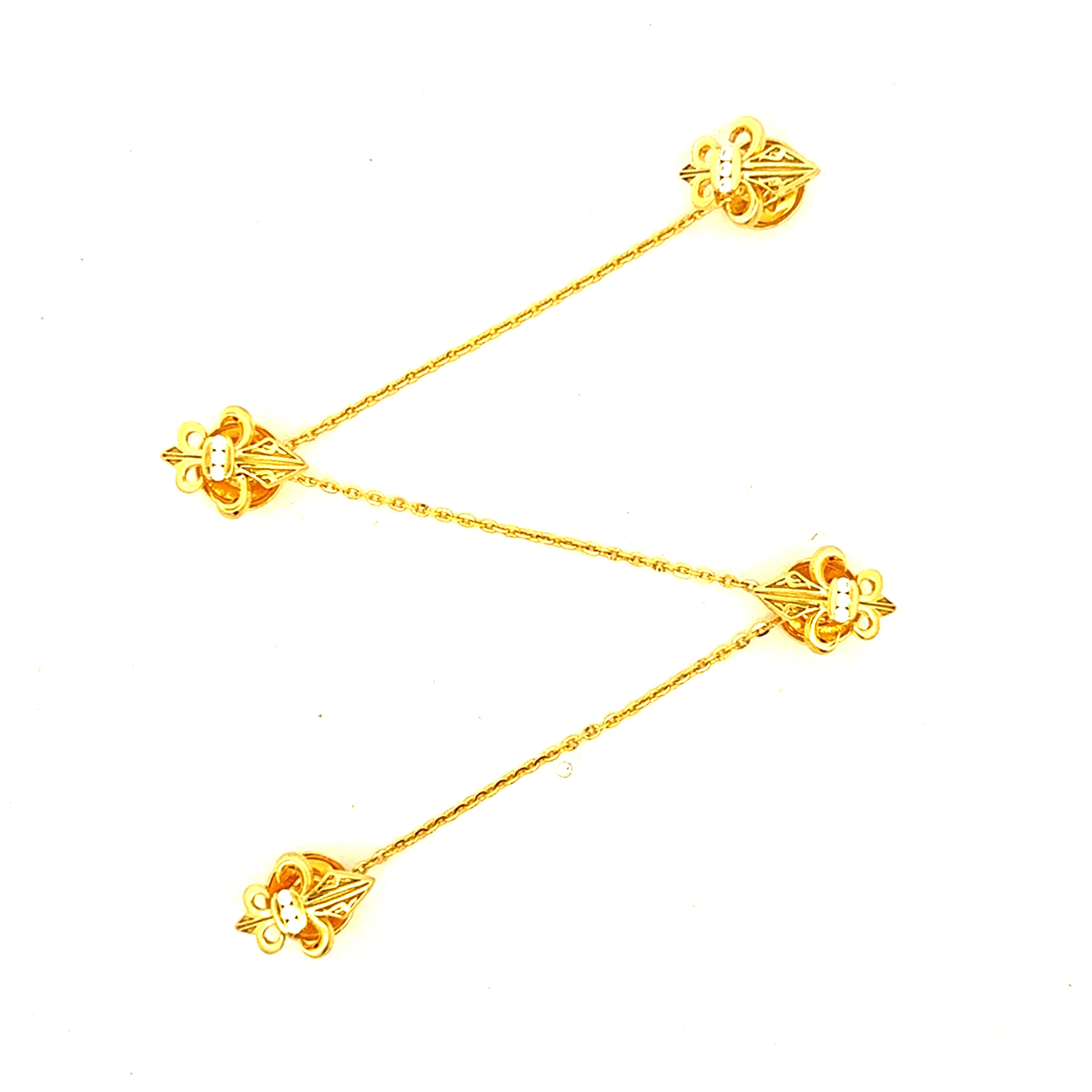 Robust Flair Gold Kurta Buttons